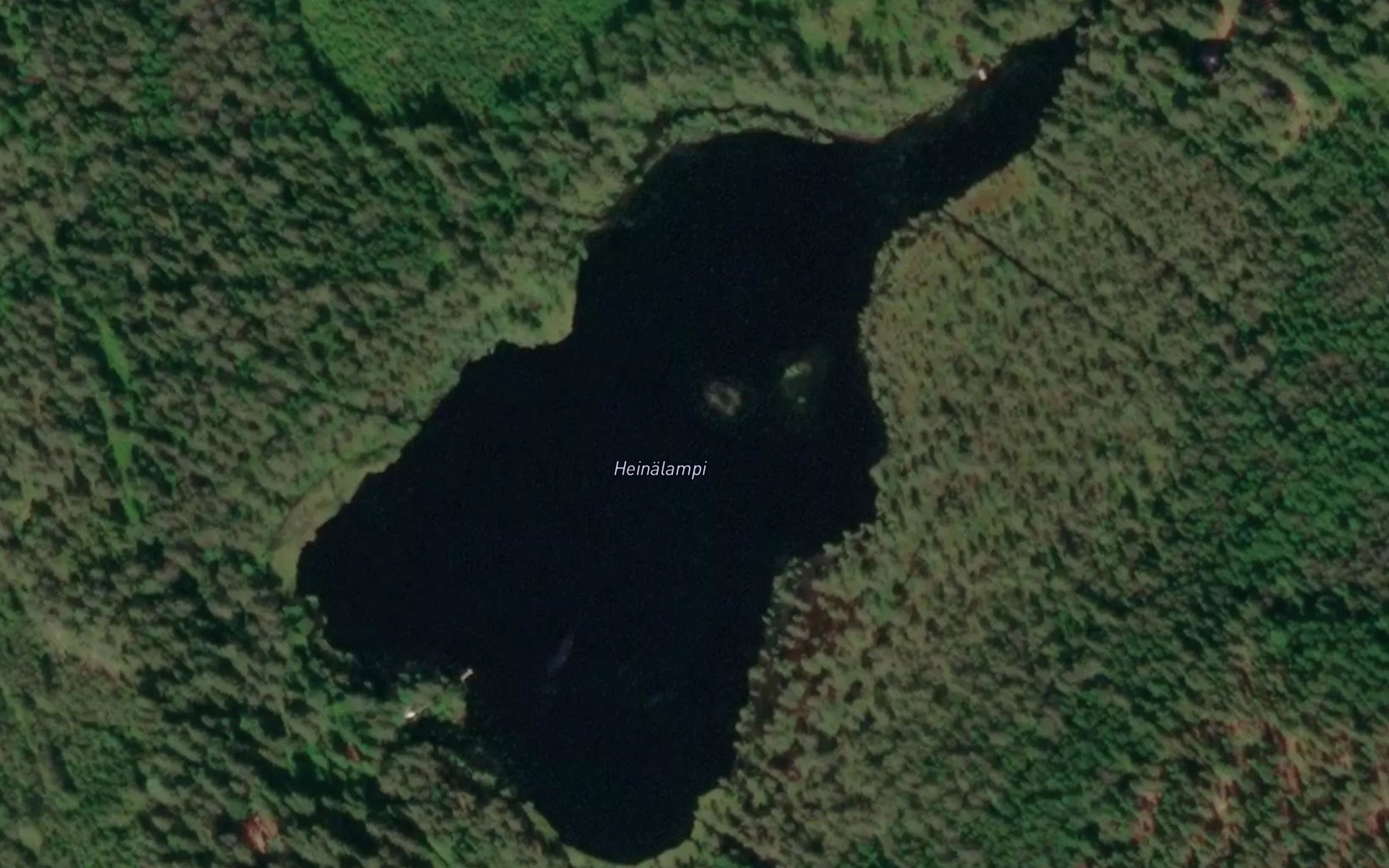 Satellite map of the Heinalampi