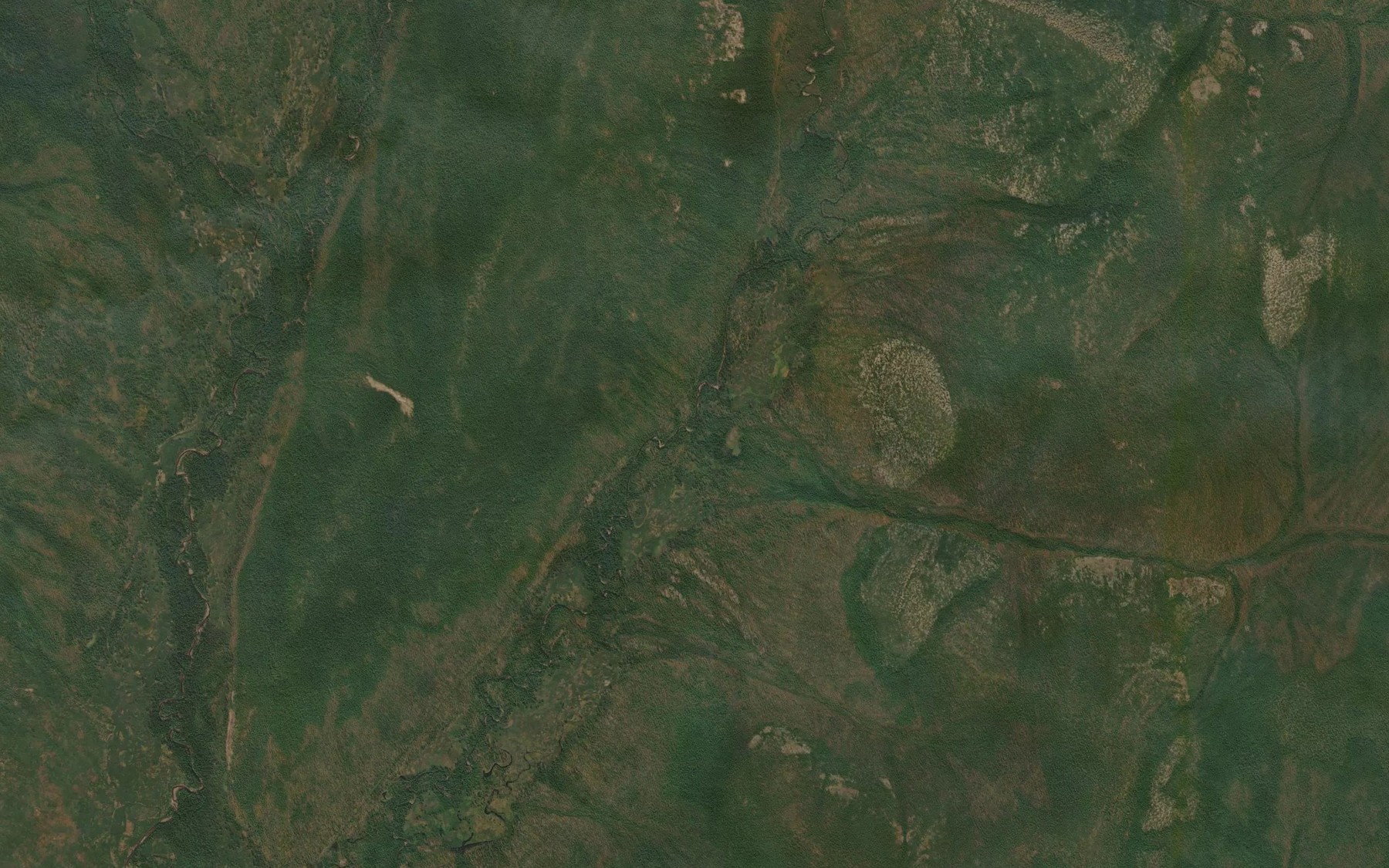 Satellite map of the Spornyy