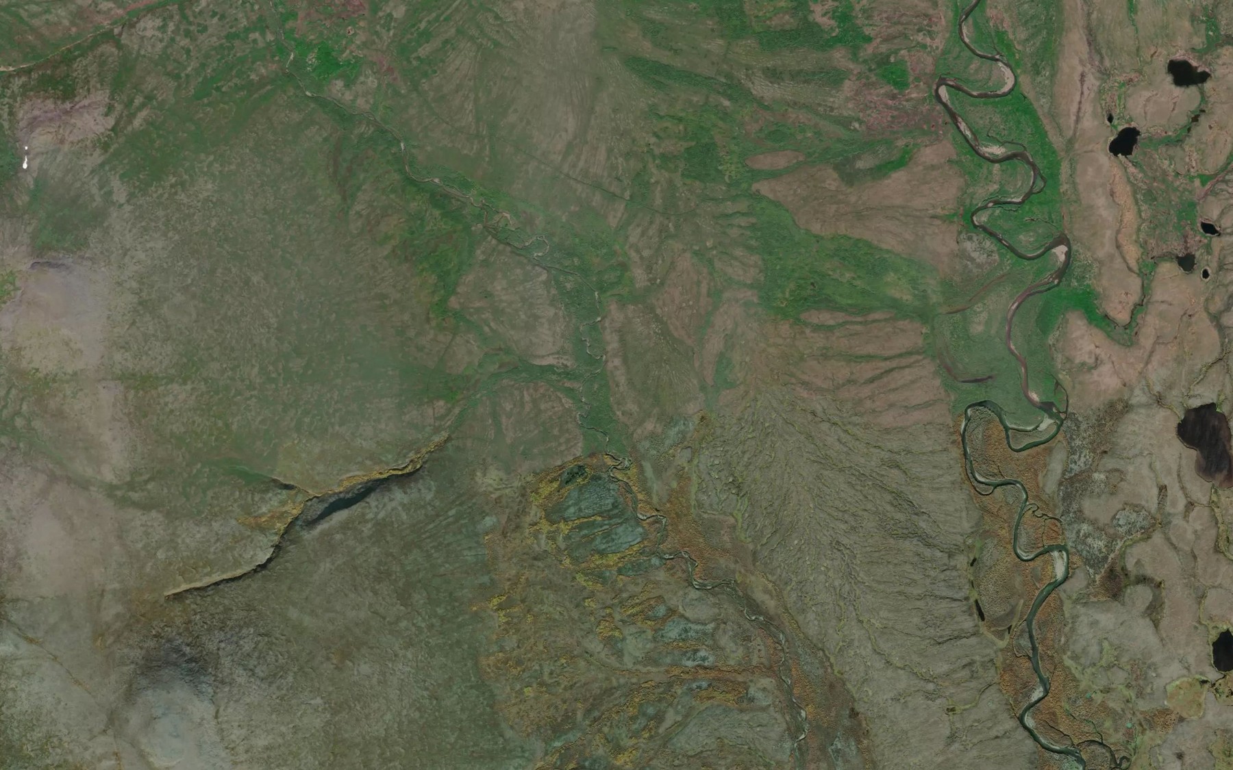 Satellite map of the Elmer Creek