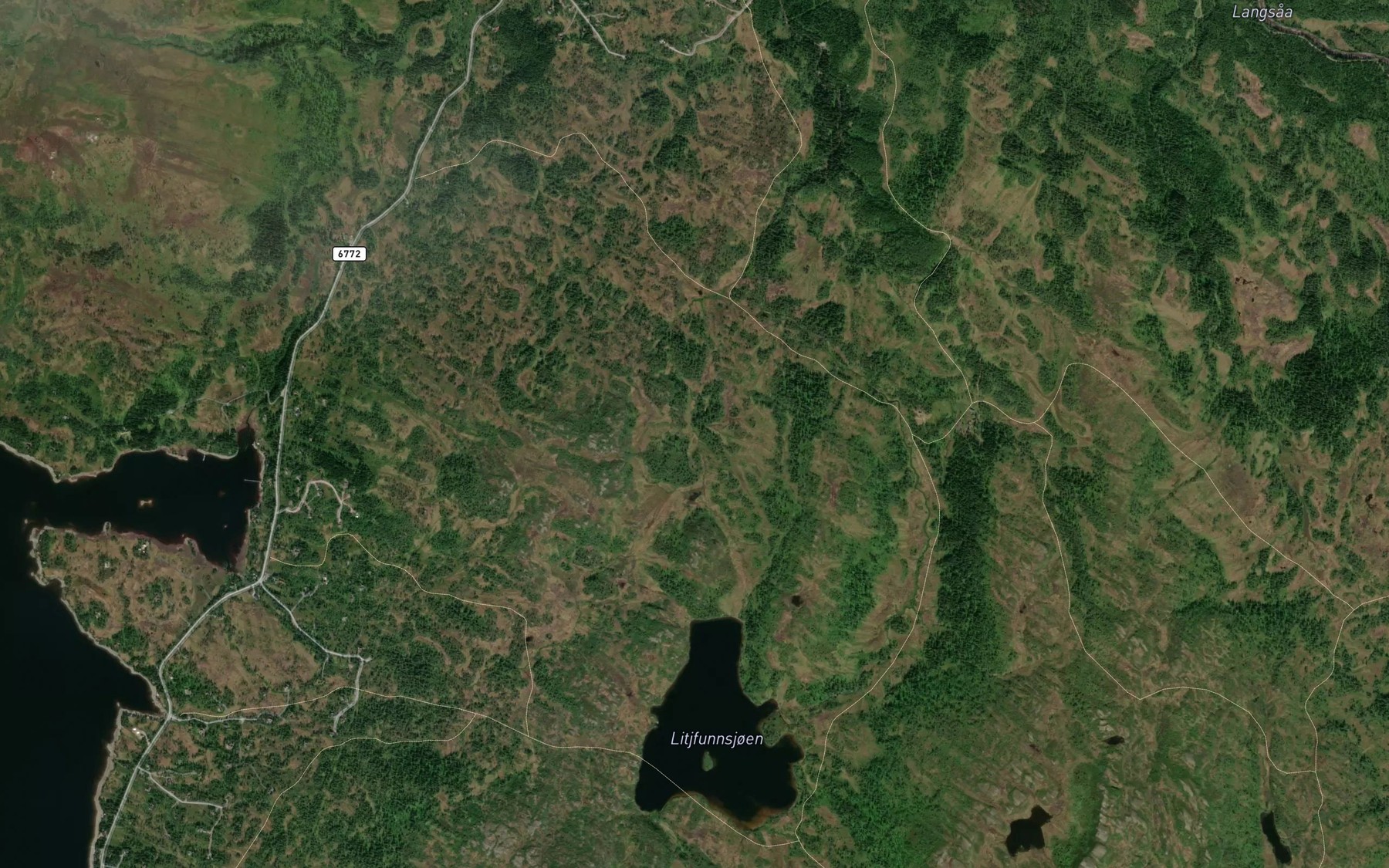 Satellite map of the Krabbtjonnbekken