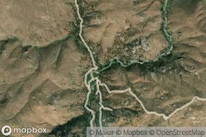 Satellite map of the Corral Creek