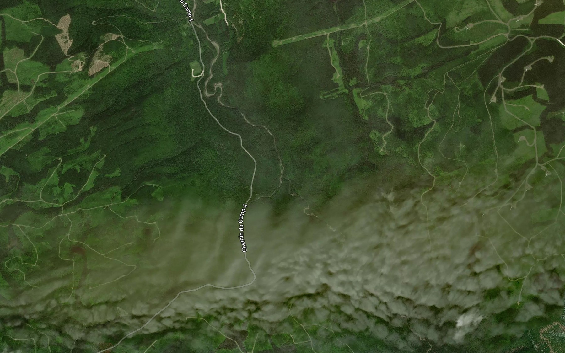Satellite map of the Riviere de Mont-Louis Ouest