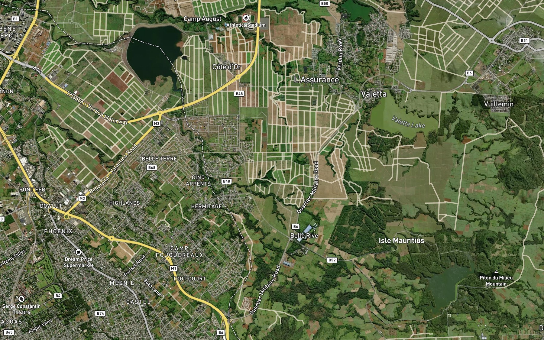 Satellite map of the Feeder Edgar