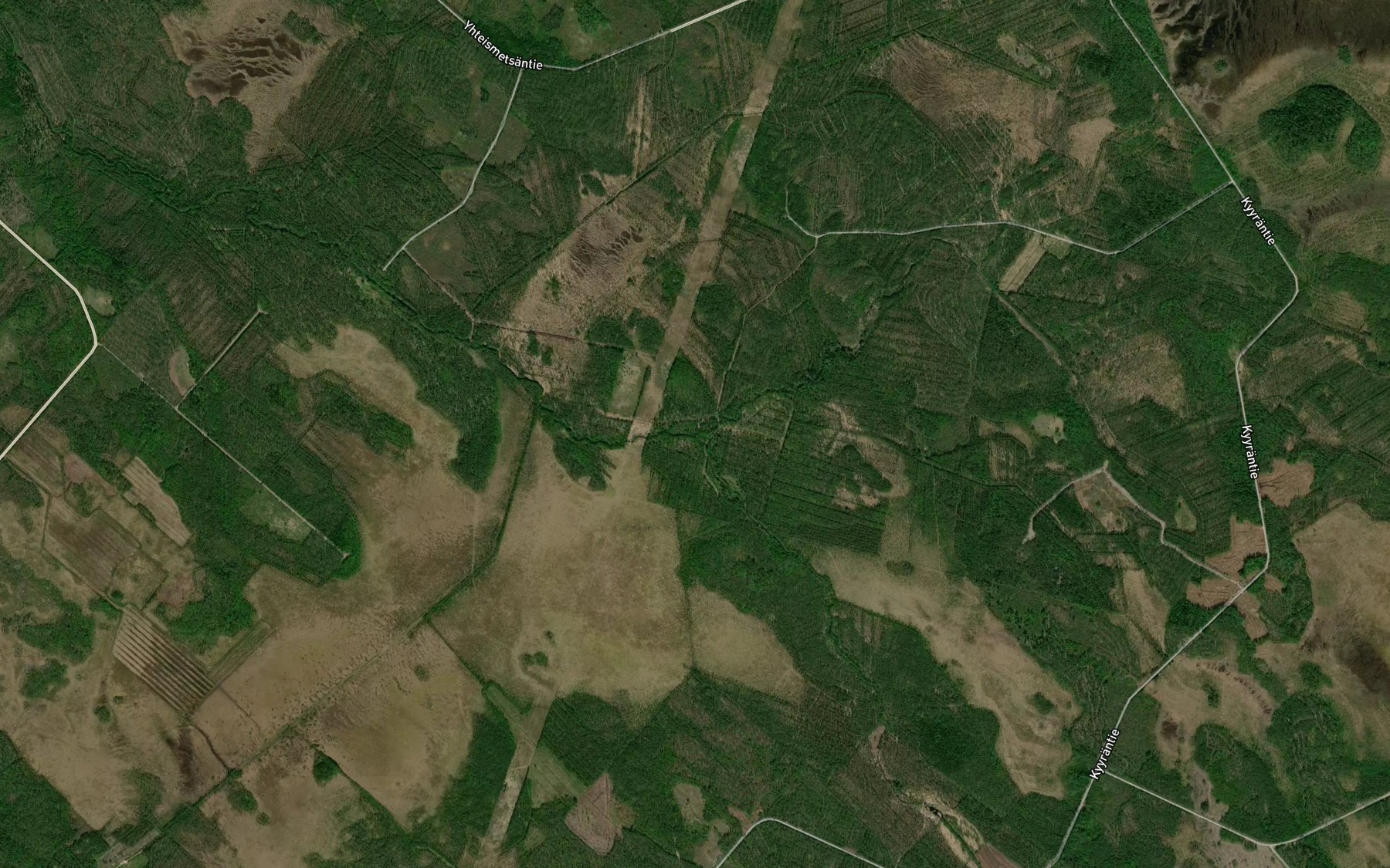 Satellite map of the Kyyranpuro