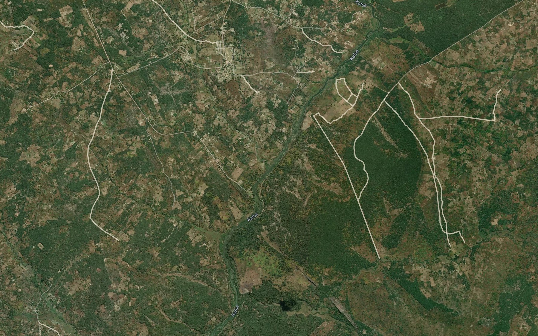 Satellite map of the Chibuluma