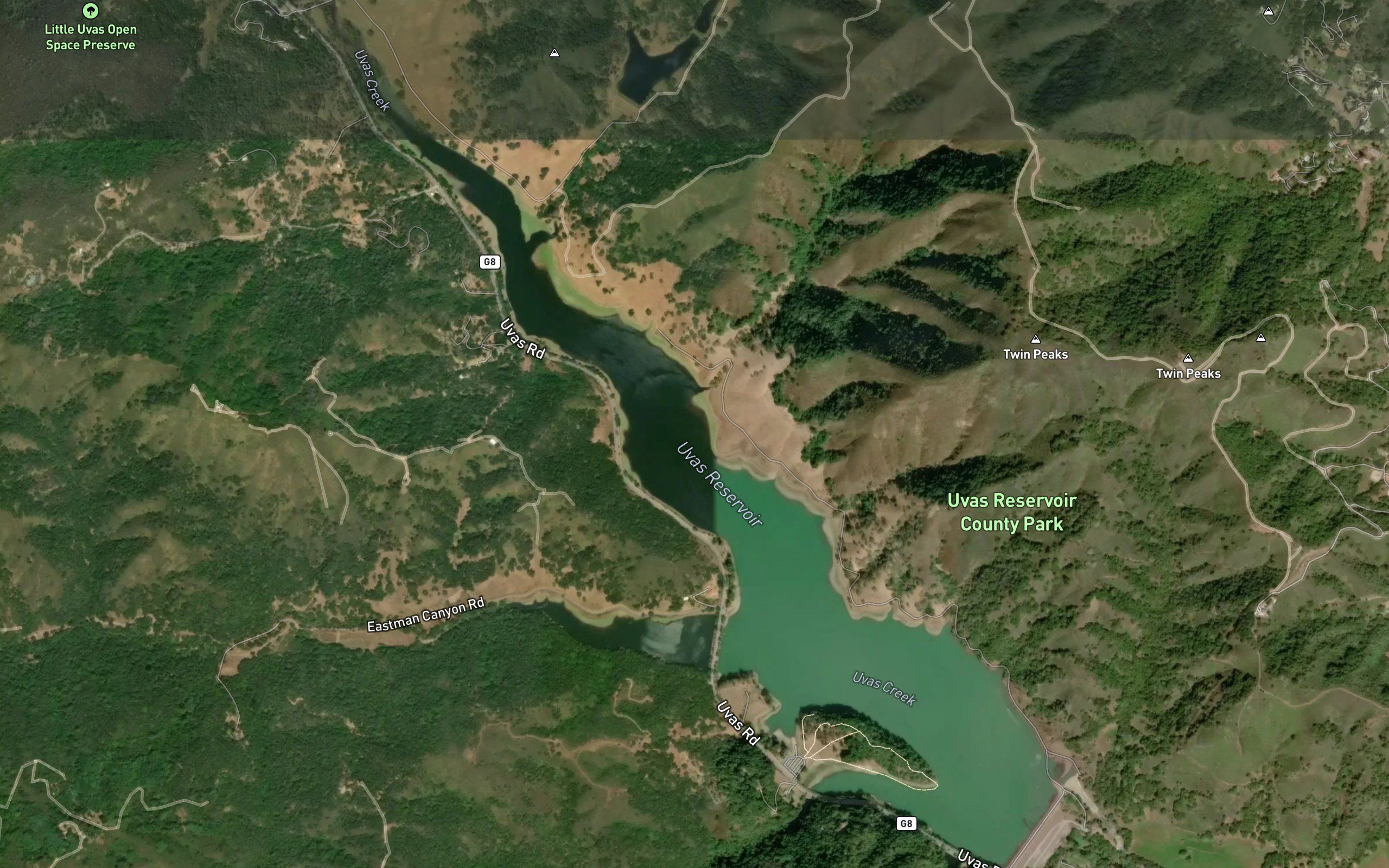 Uvas Reservoir