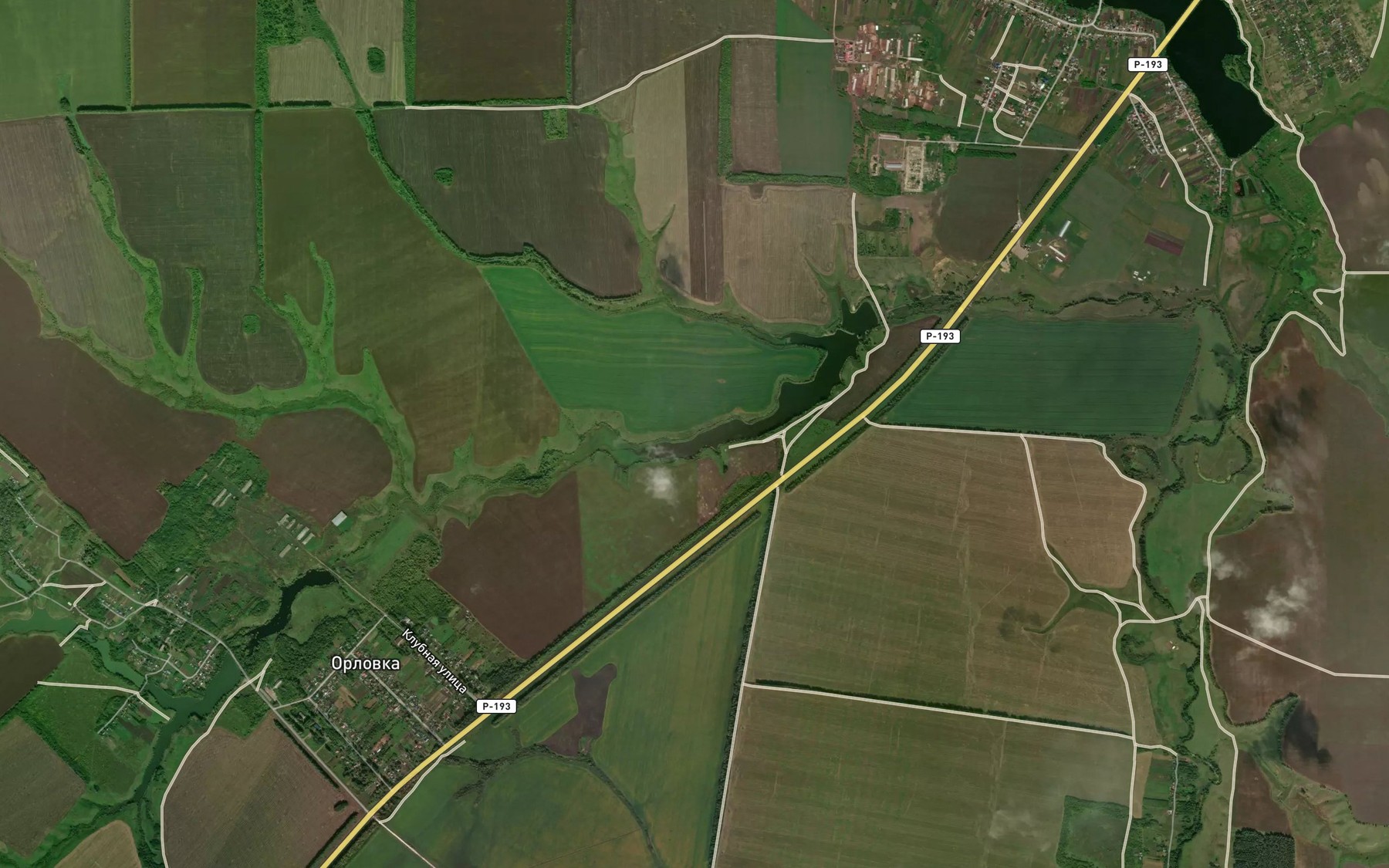 Satellite map of the Ovrag Voronezhskiy