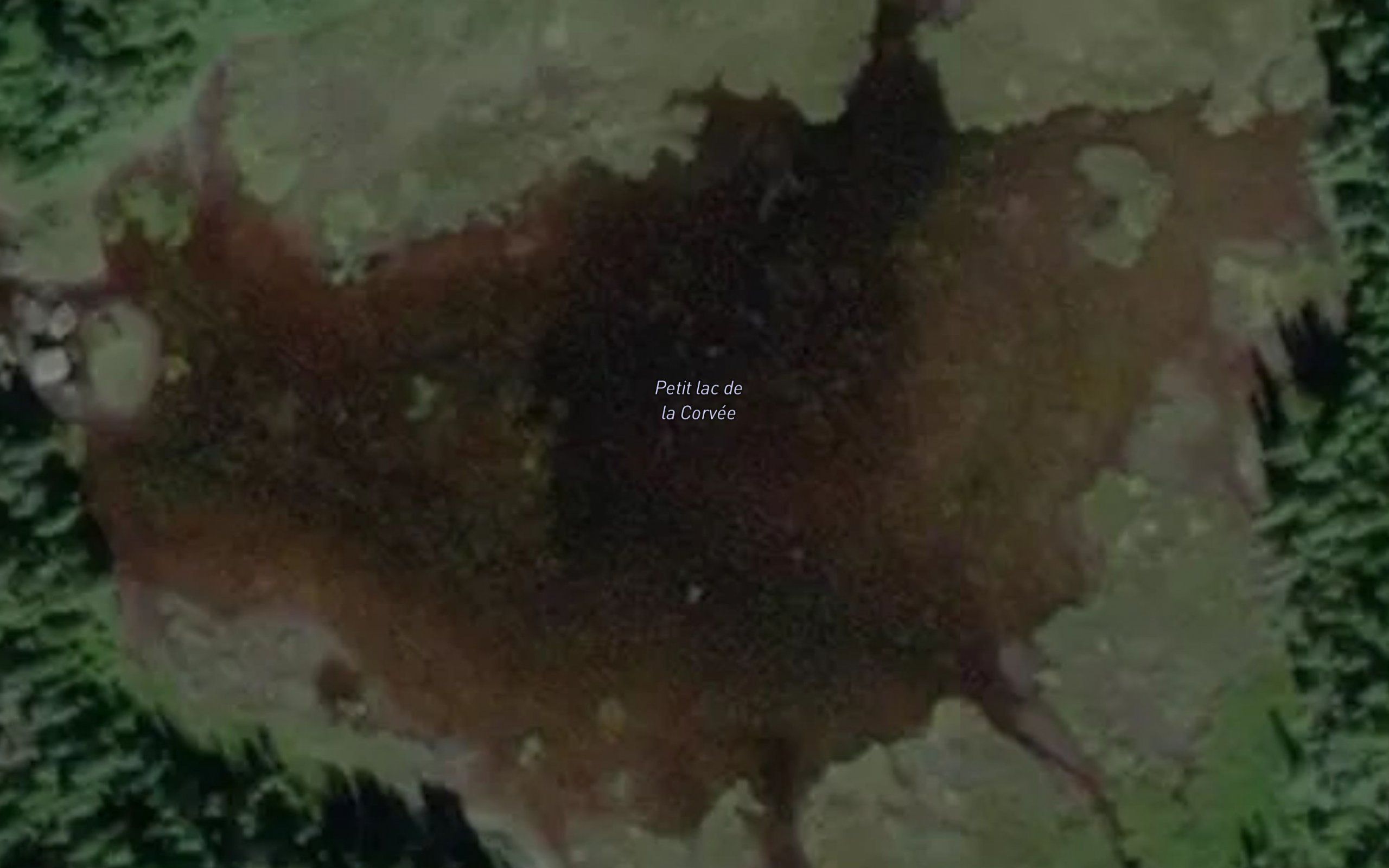 Petit lac de la Corvee