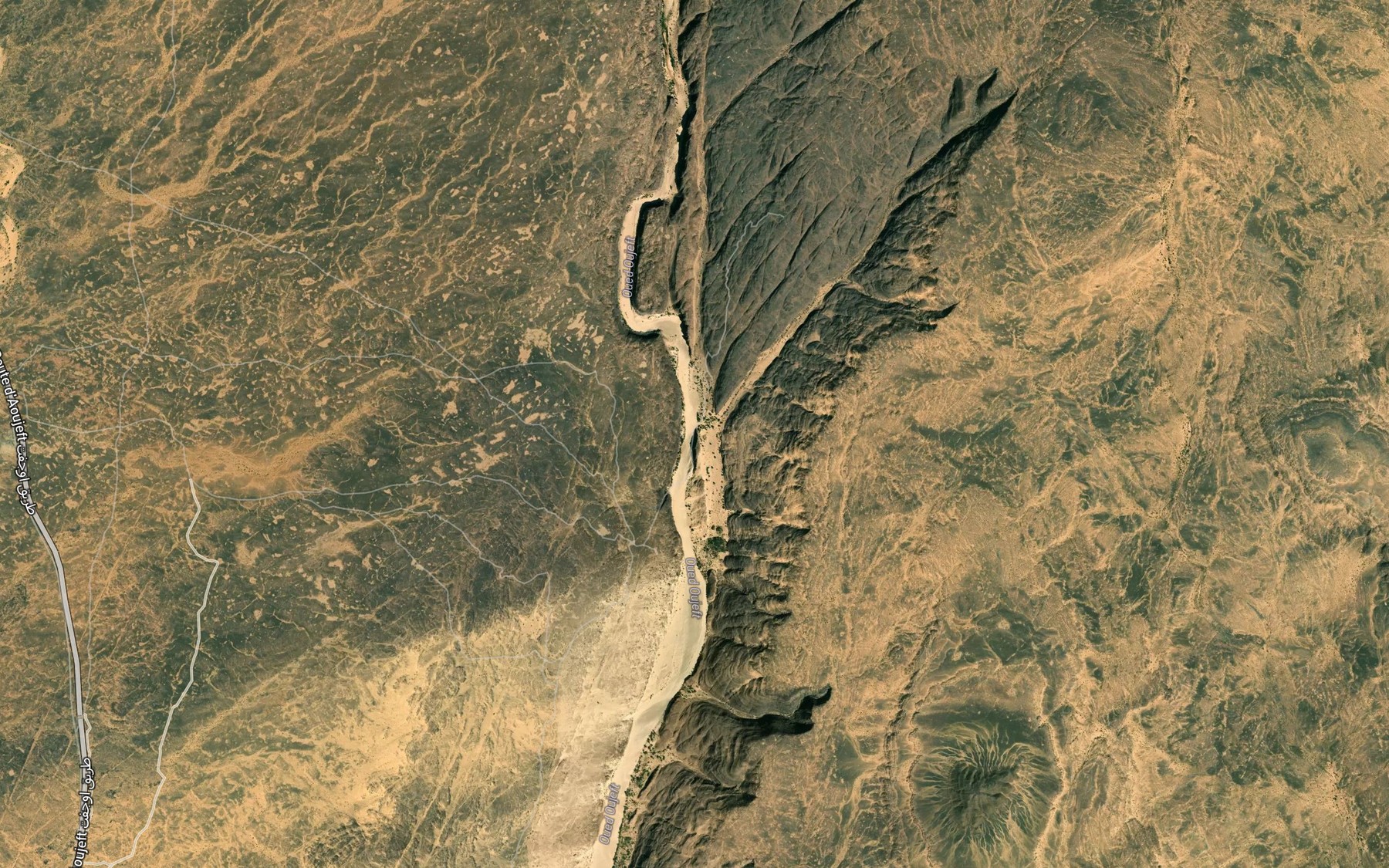 Satellite map of the ljichane