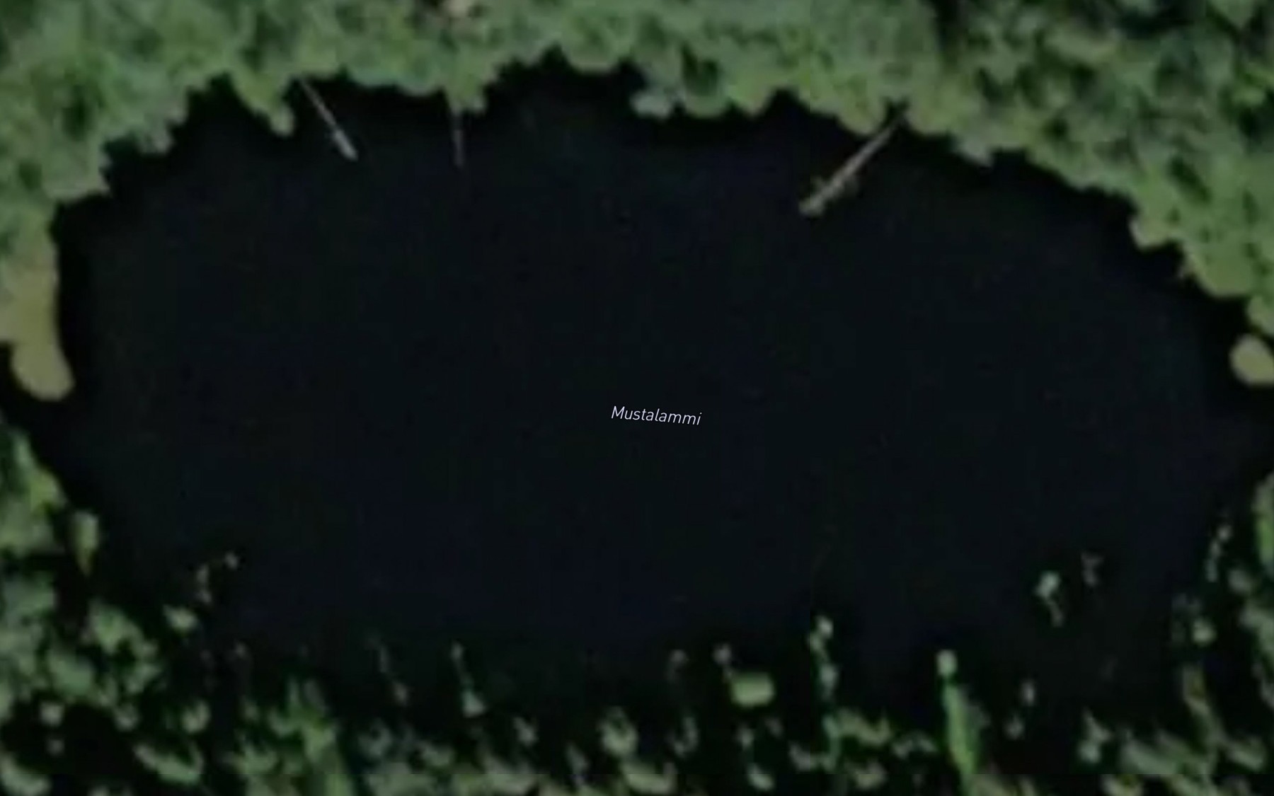 Satellite map of the Mustalammi