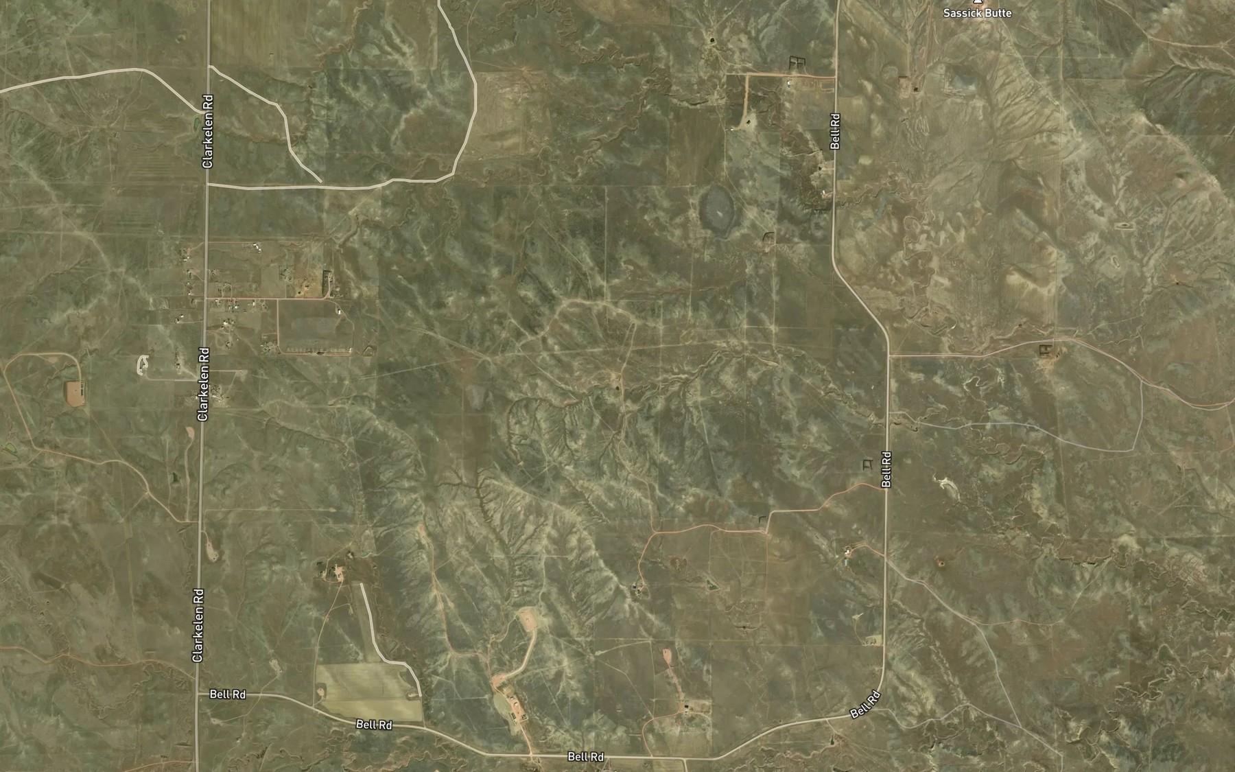 Satellite map of the Moser Reservoir