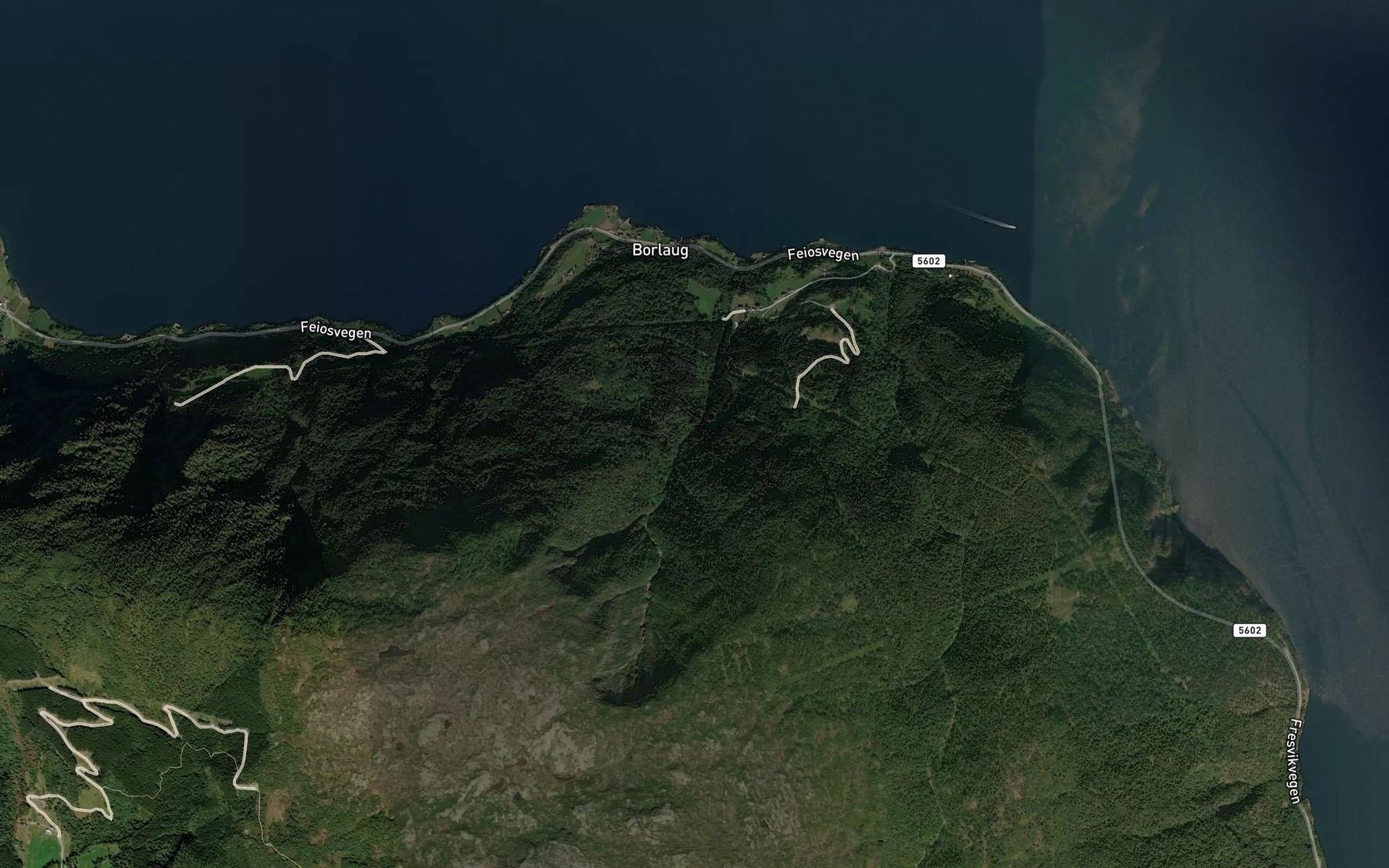 Satellite map of the Maurlandsgrovi