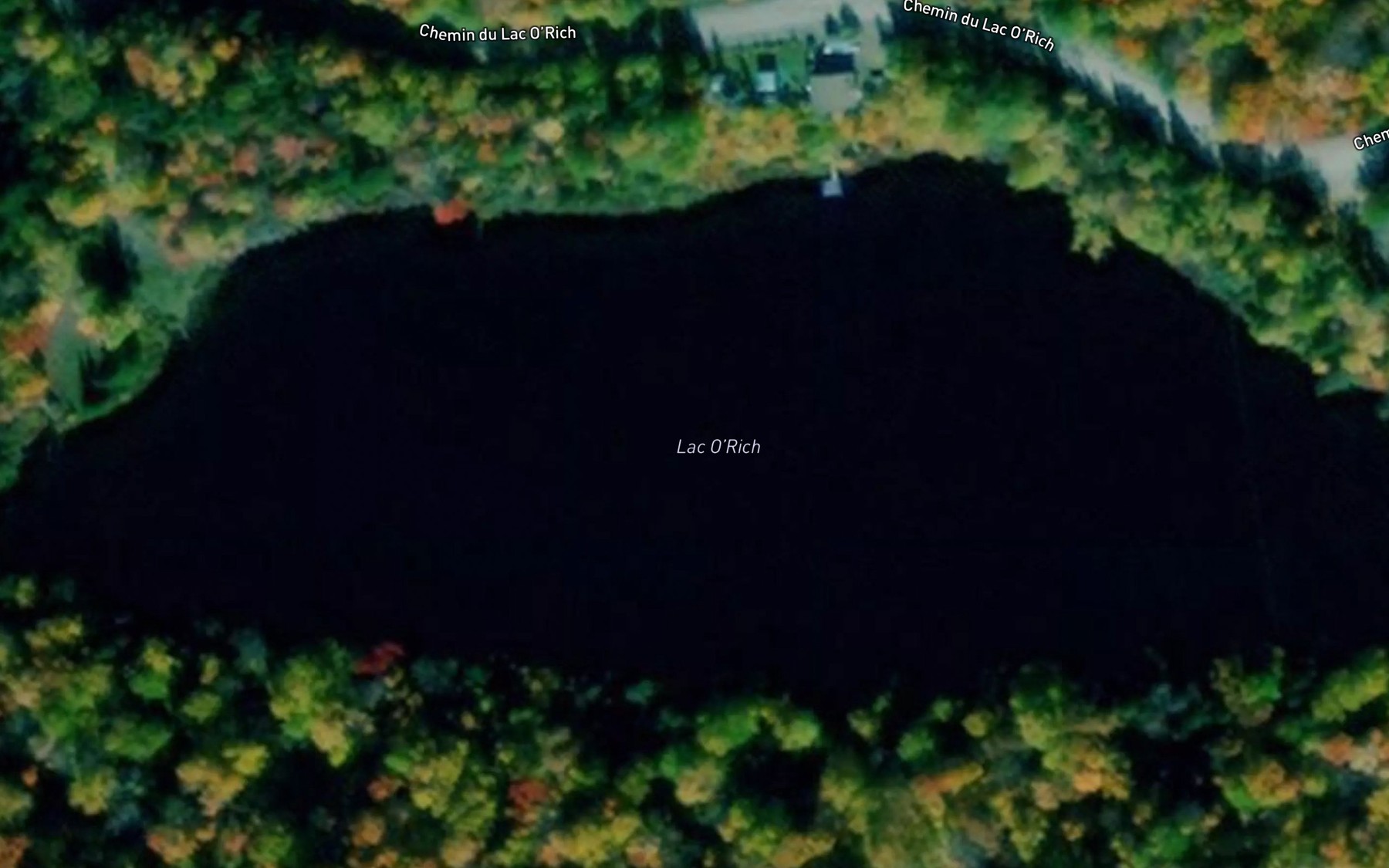 Satellite map of the Lac O'Rich