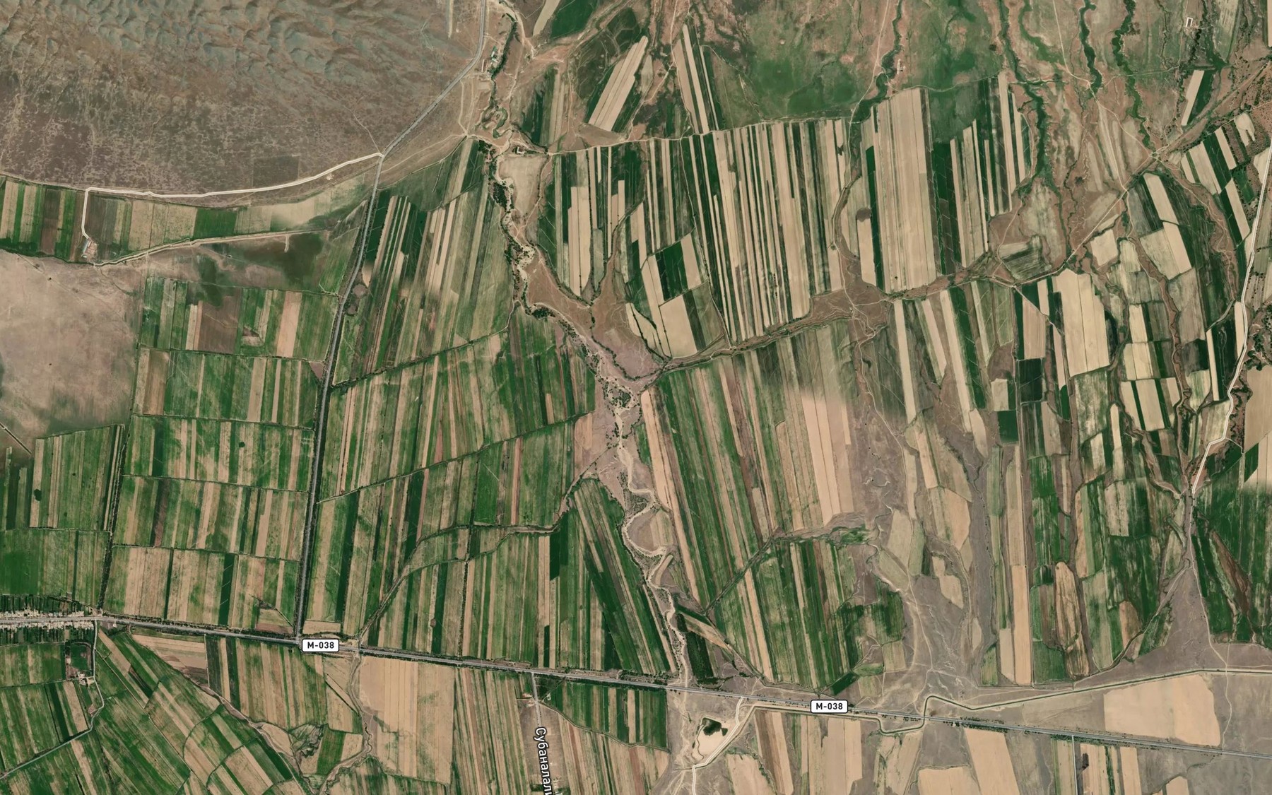 Satellite map of the Tik-Dzhar