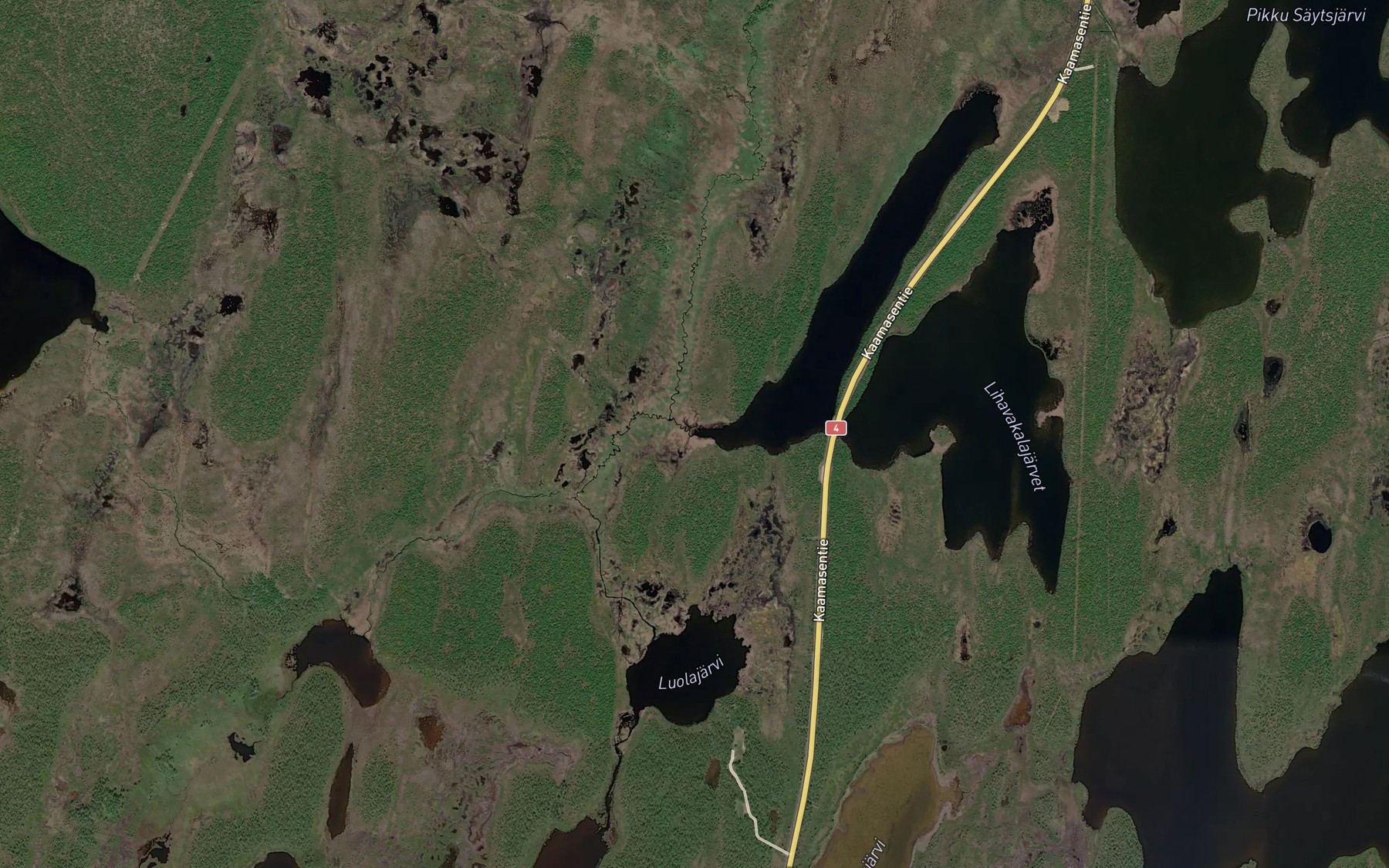 Satellite map of the Ruavicielgjavrjuuha