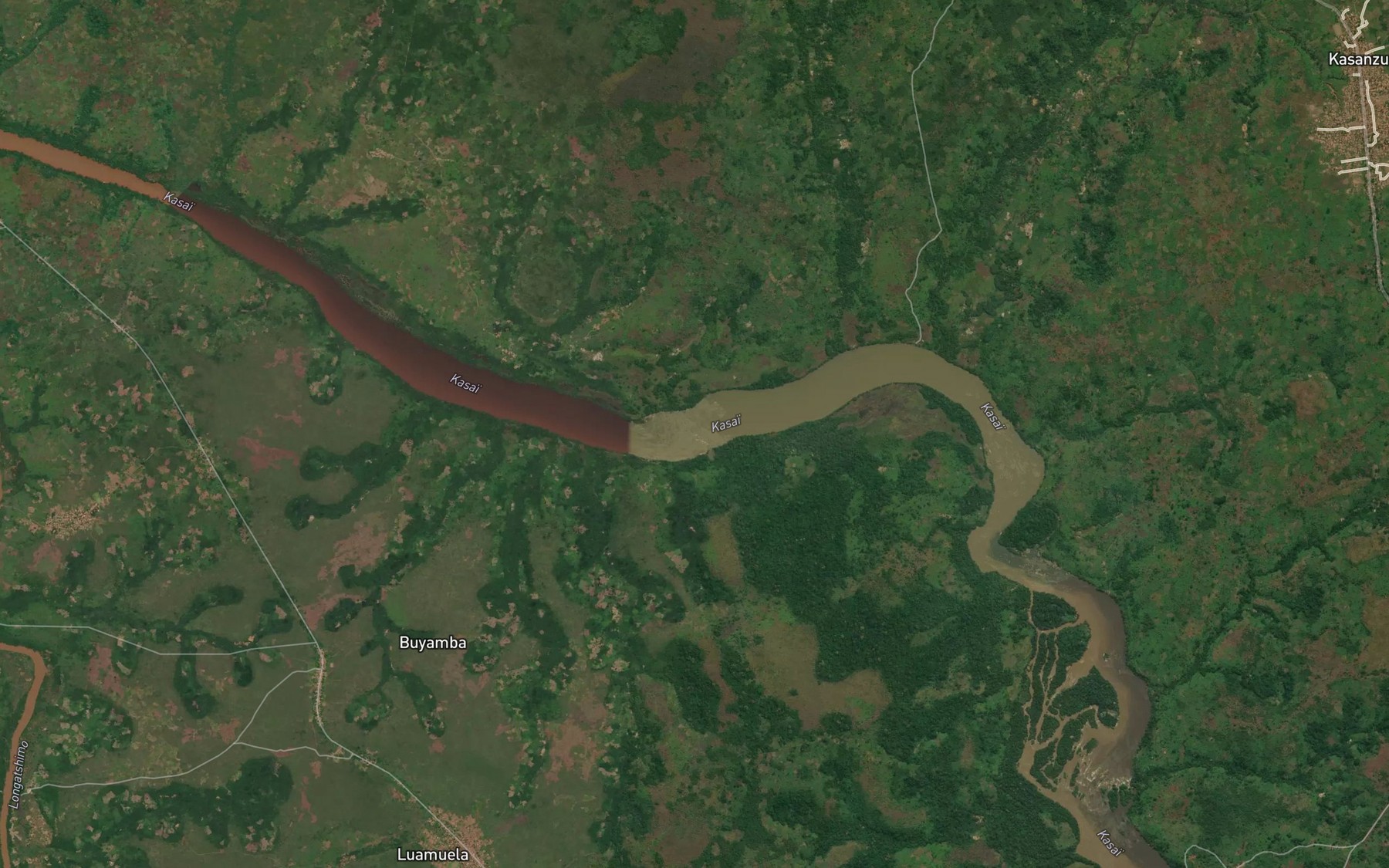 Satellite map of the Chute Pogge Deuxieme