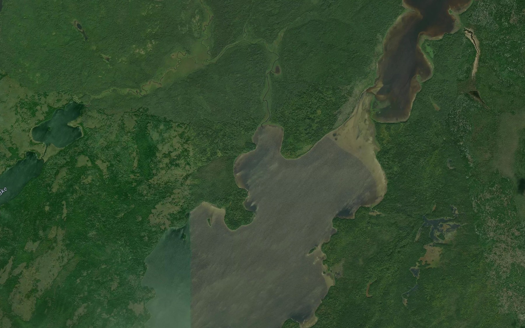 Satellite map of the Last Bay