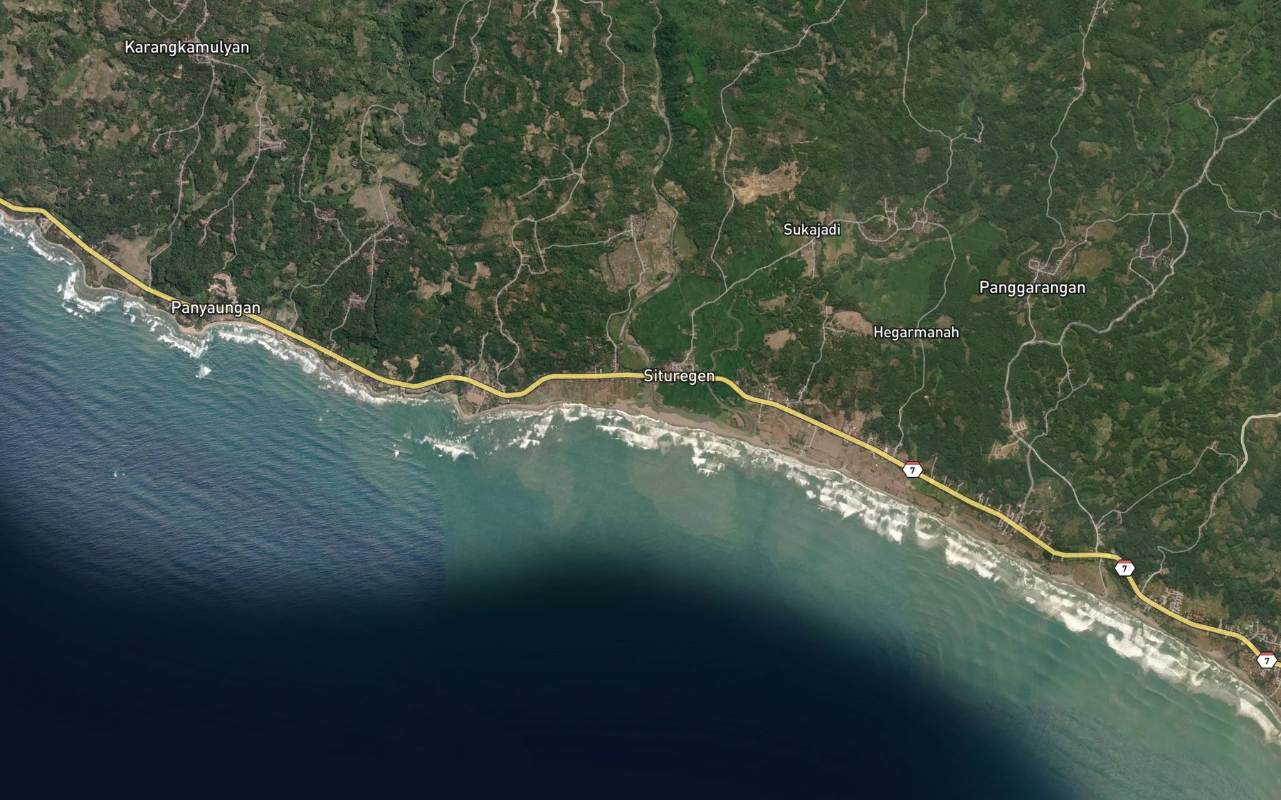 Satellite map of the Ci Siih