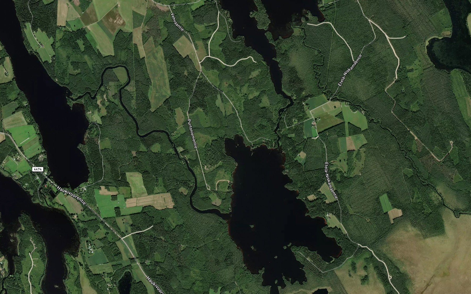 Satellite map of the Pohjoislahti
