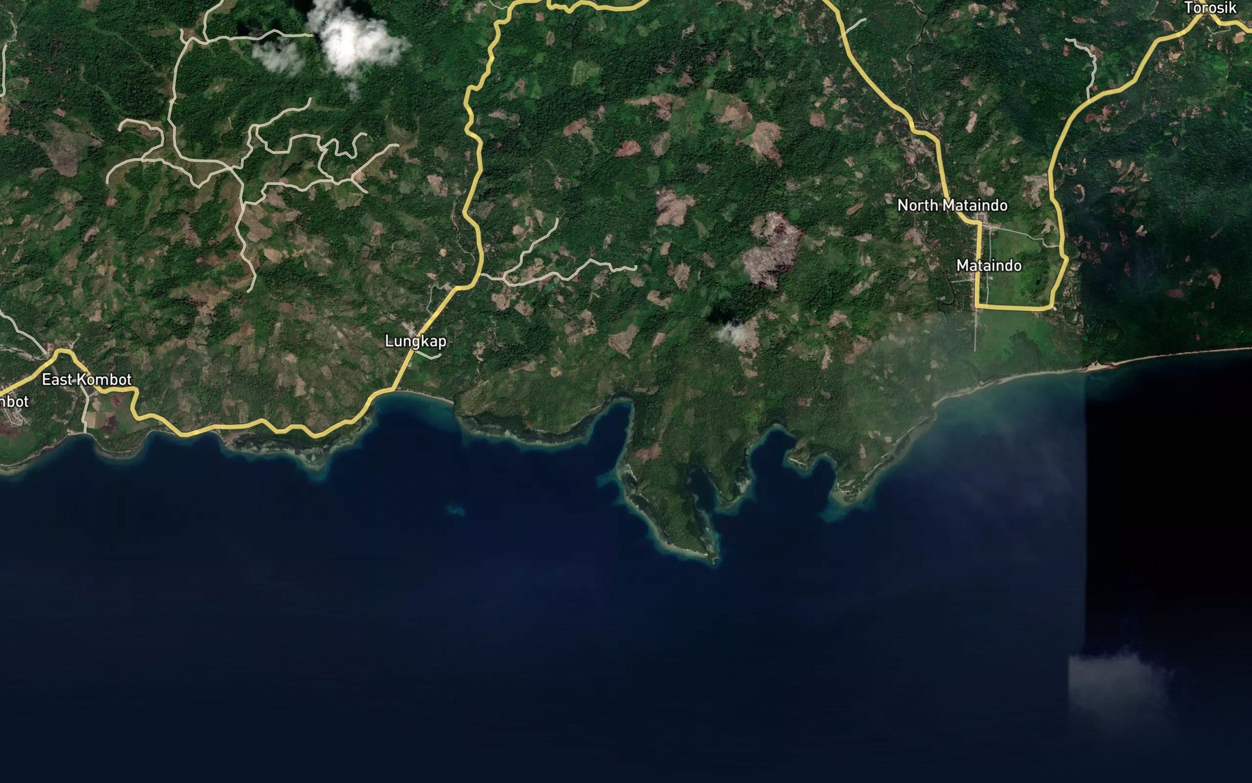 Satellite map of the Tapa Toputdungkulon