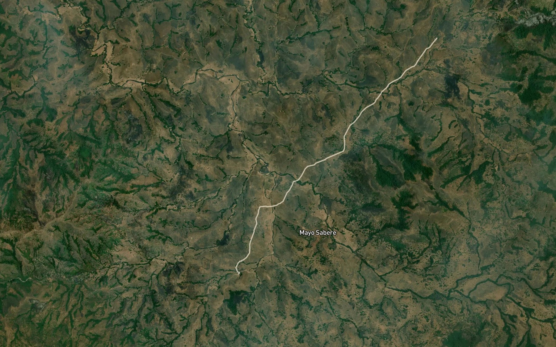Satellite map of the Sabere