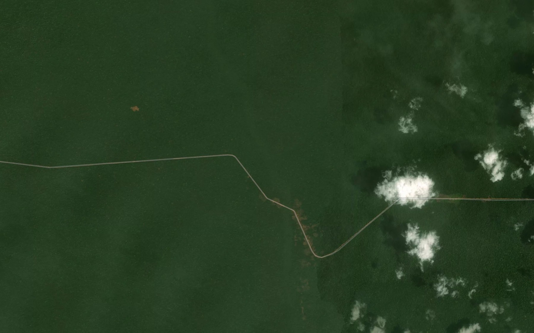 Satellite map of the Kolobe
