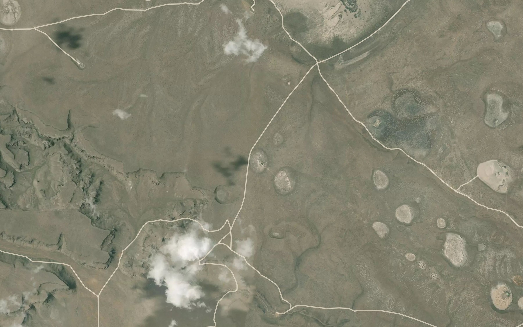 Satellite map of the Kerns Waterhole