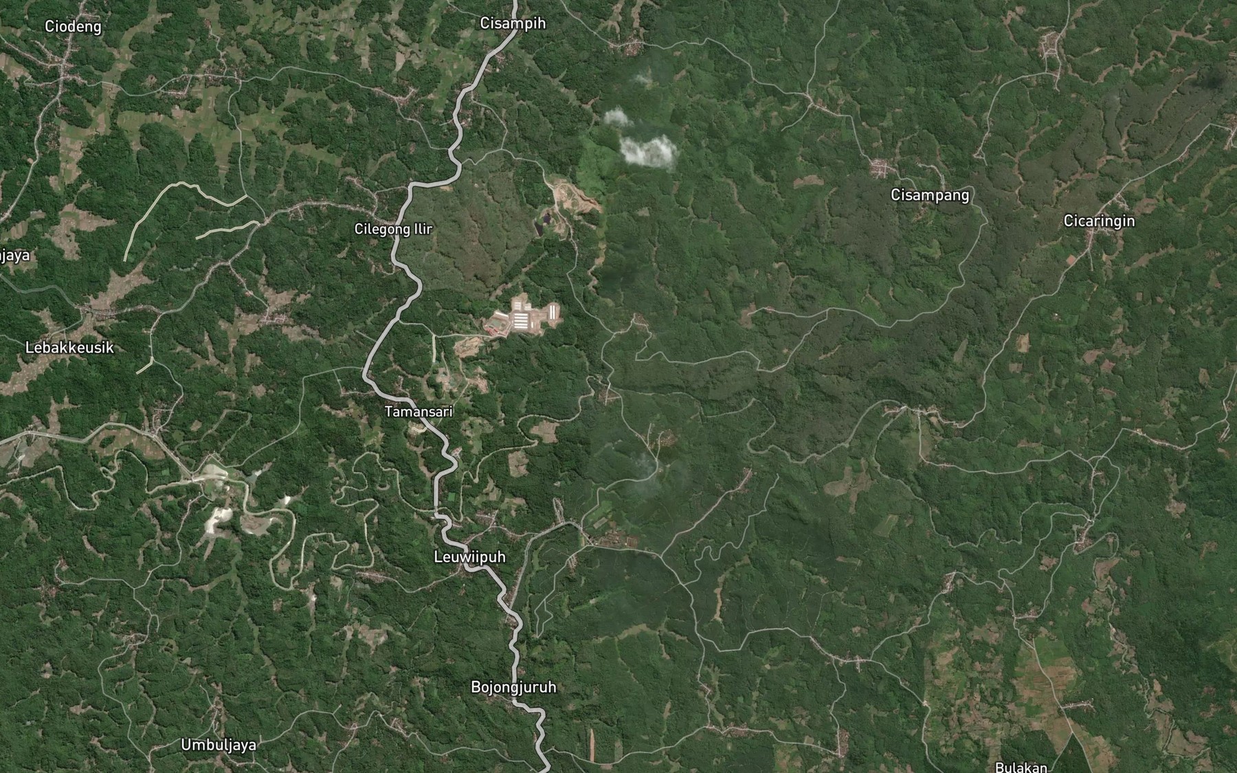 Satellite map of the Ci Nila