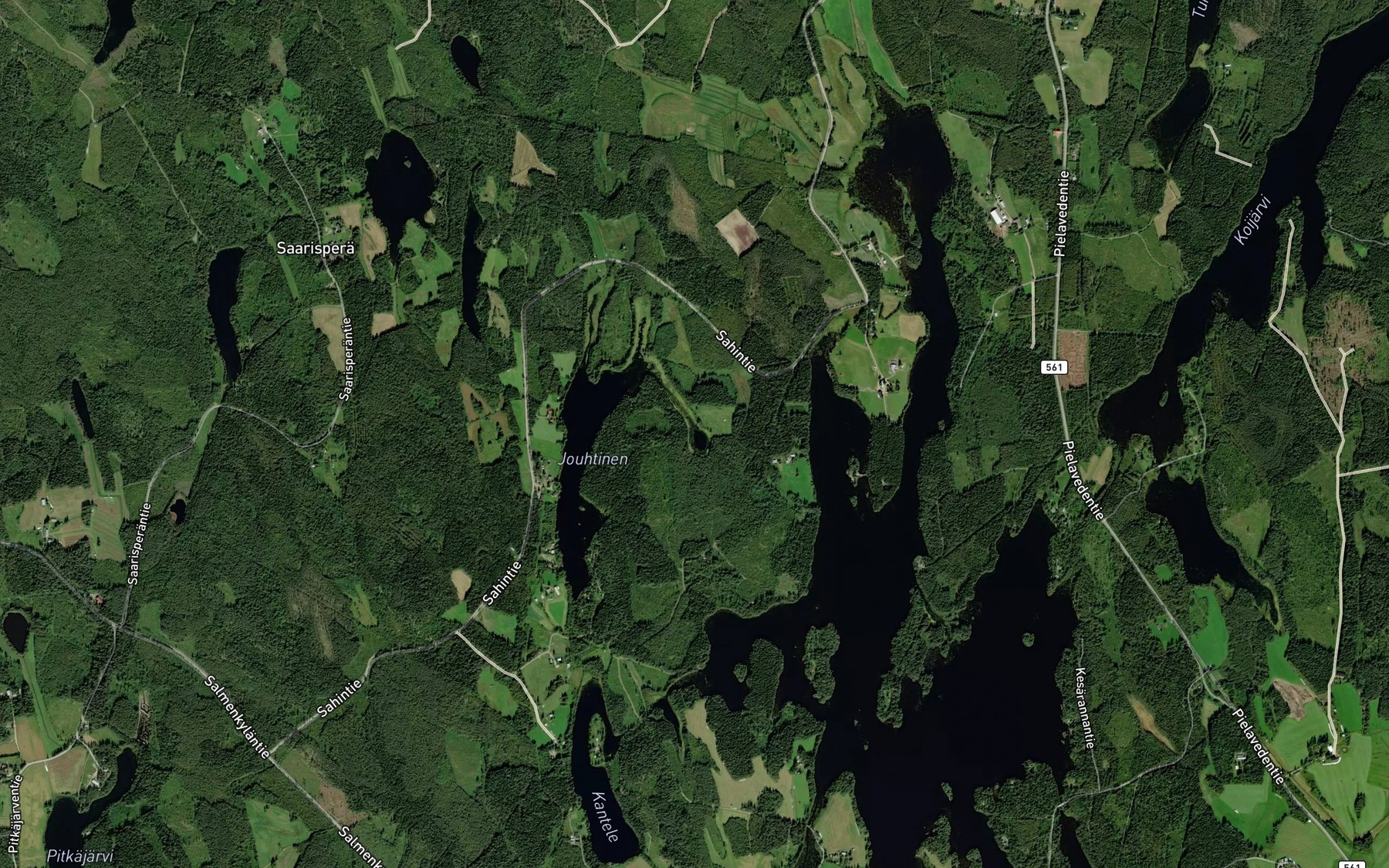 Satellite map of the Pooninlahti