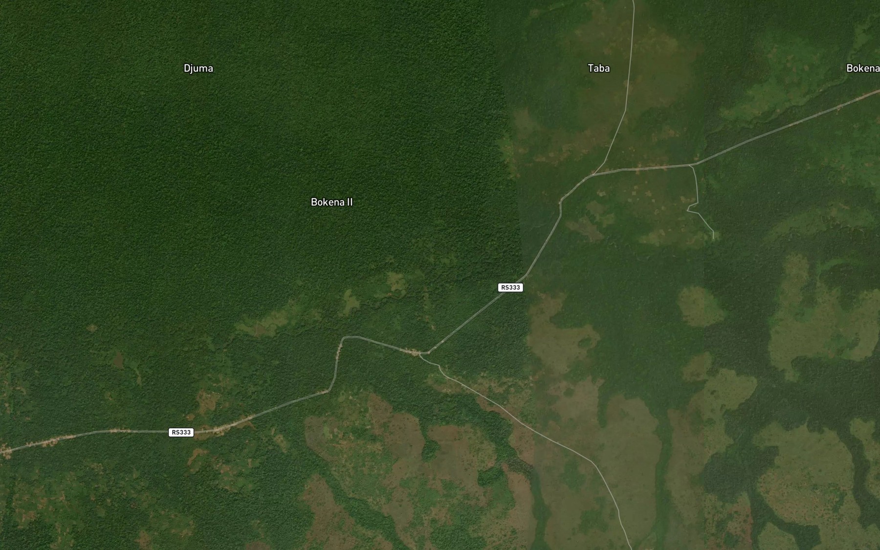 Satellite map of the Wango