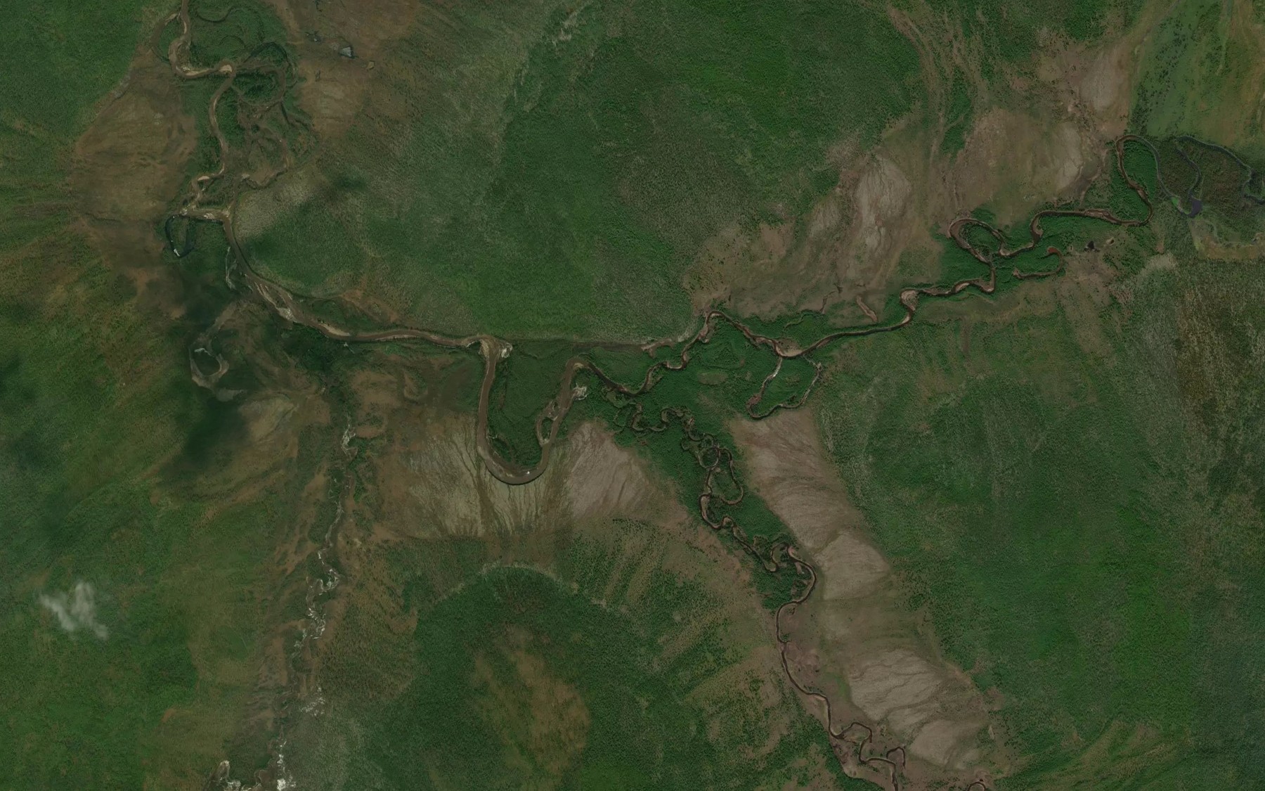 Satellite map of the Chumikandya