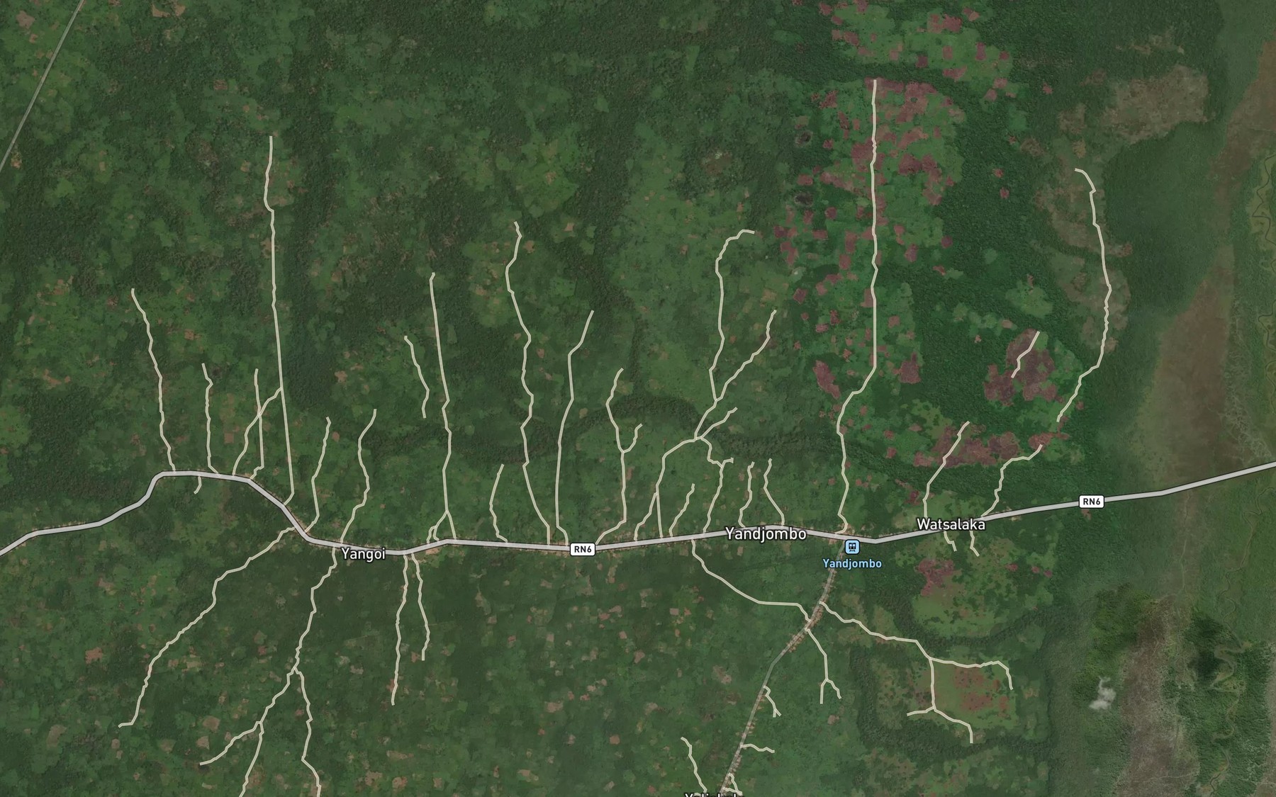 Satellite map of the Linga