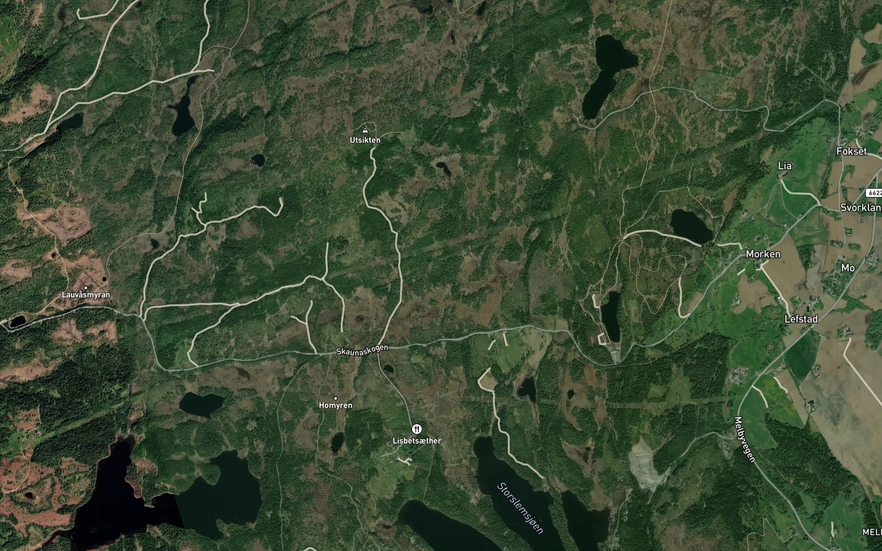 Satellite map of the Kannabekken
