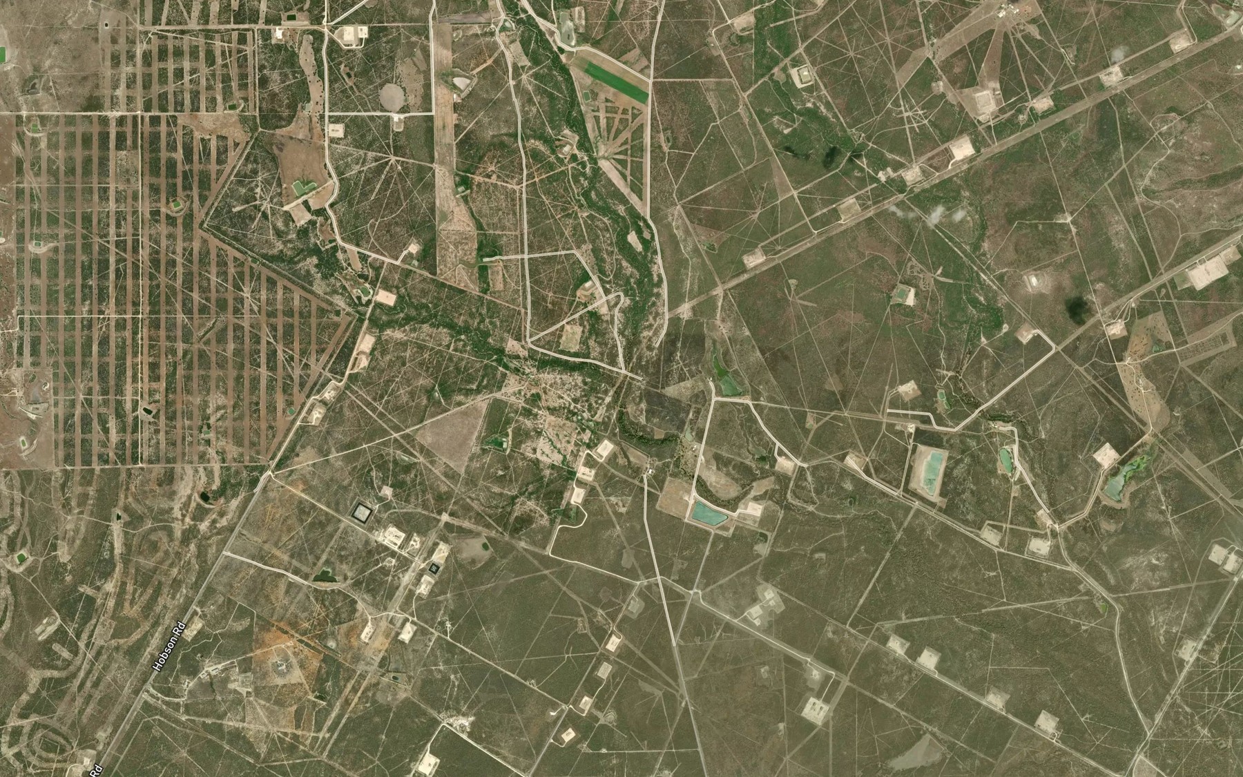 Satellite map of the North Prong Leoncita Creek