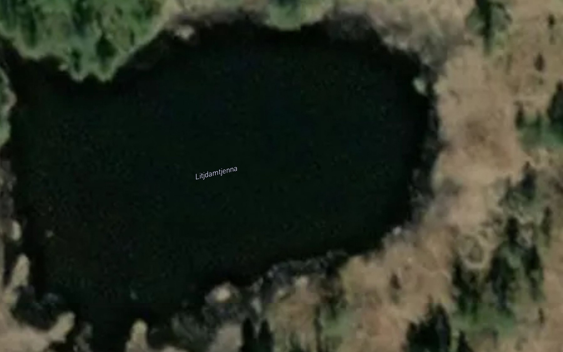 Satellite map of the Litldamtjorna