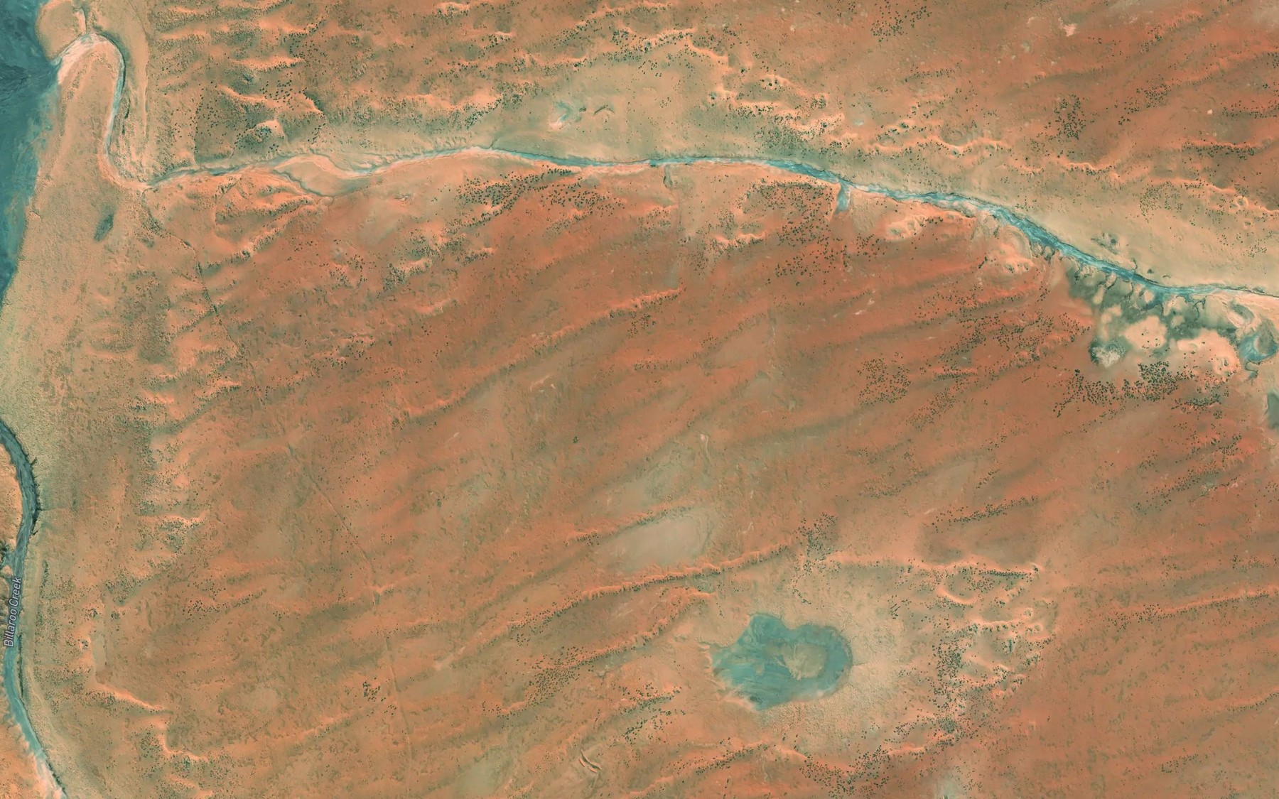 Satellite map of the Coonarbine Lake