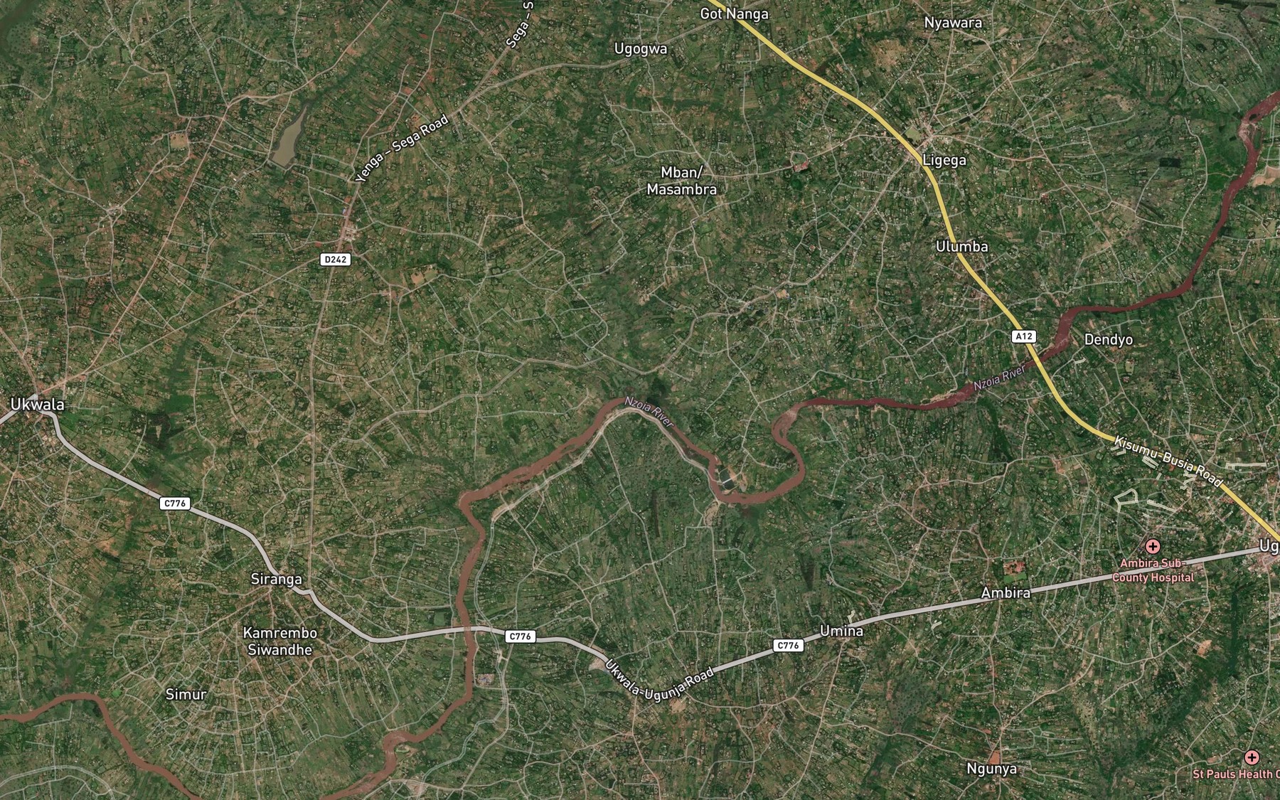 Satellite map of the Safu