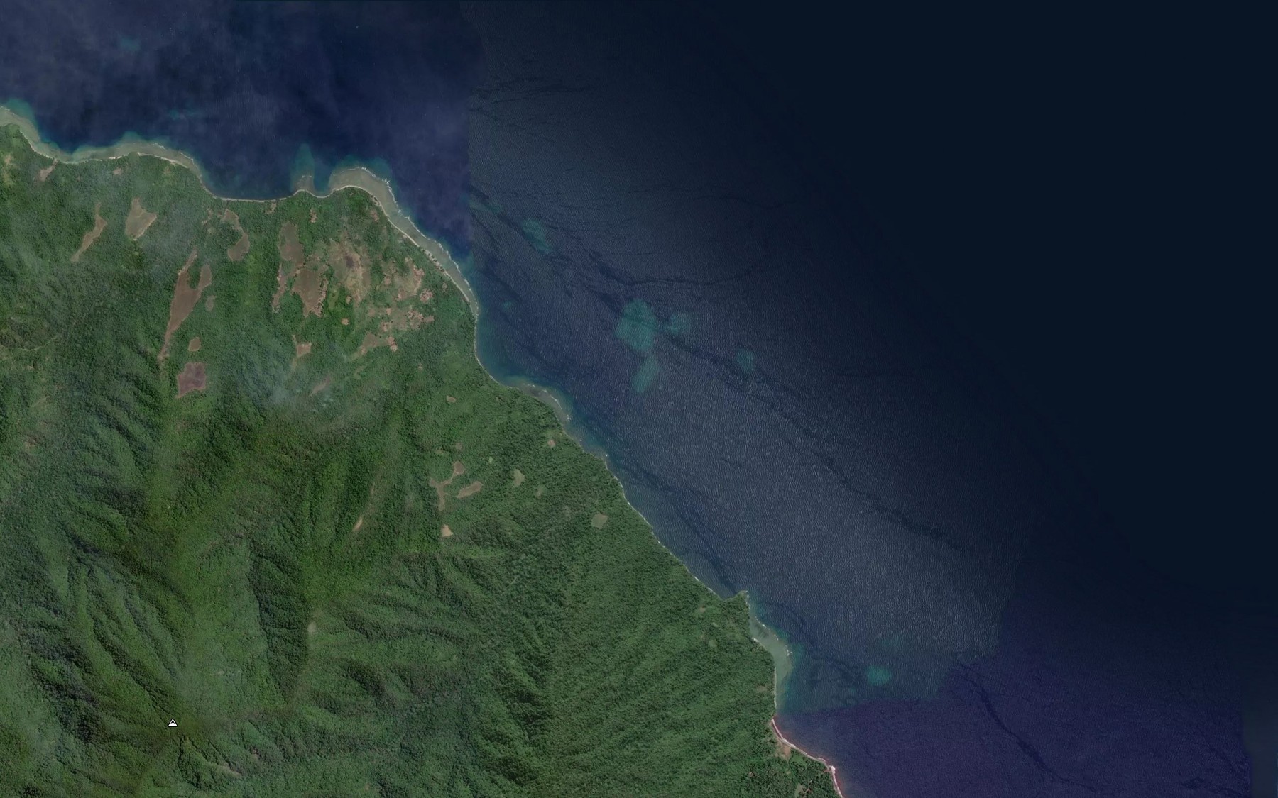 Satellite map of the Melong Creek