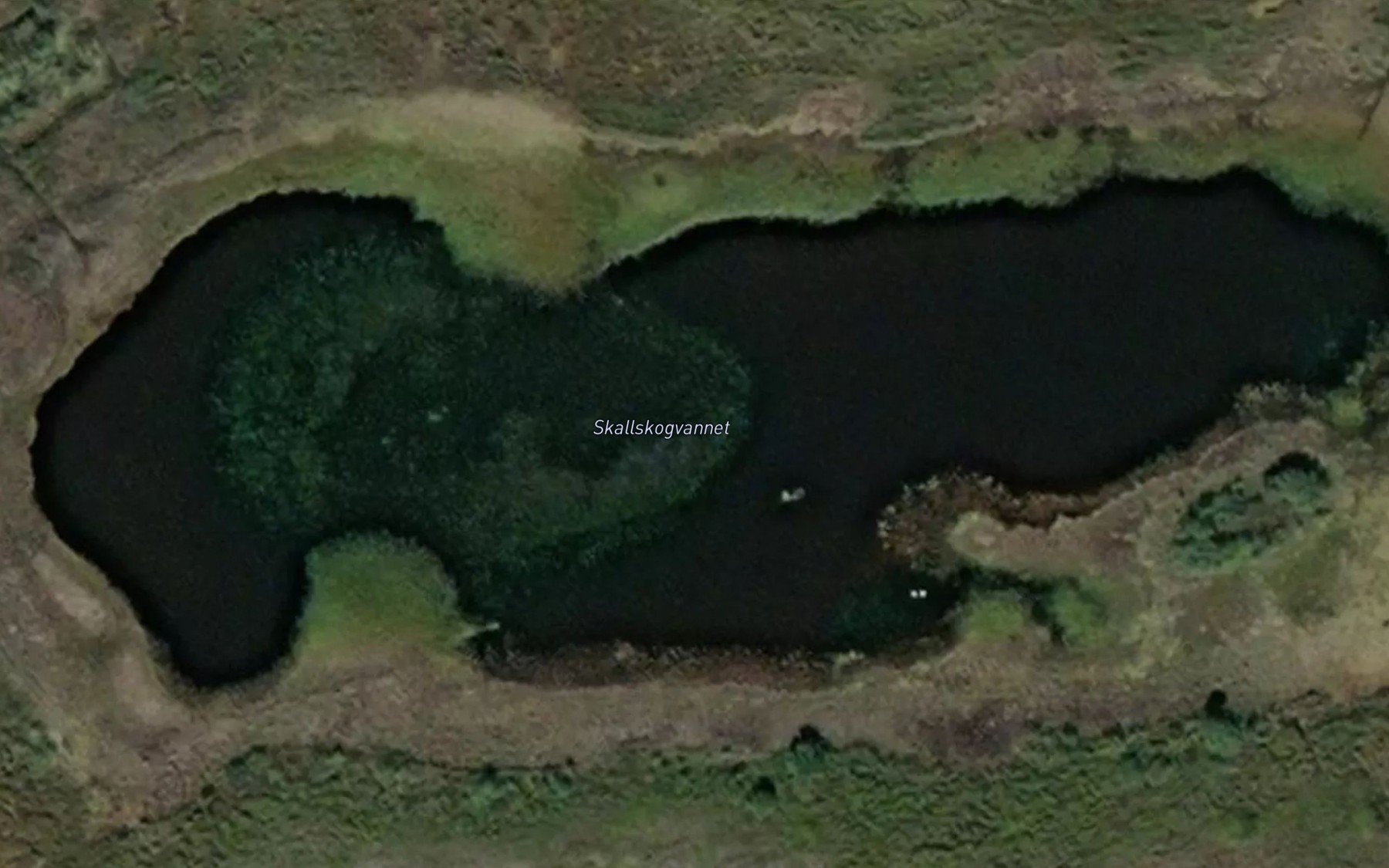 Satellite map of the Skallskogvatnet
