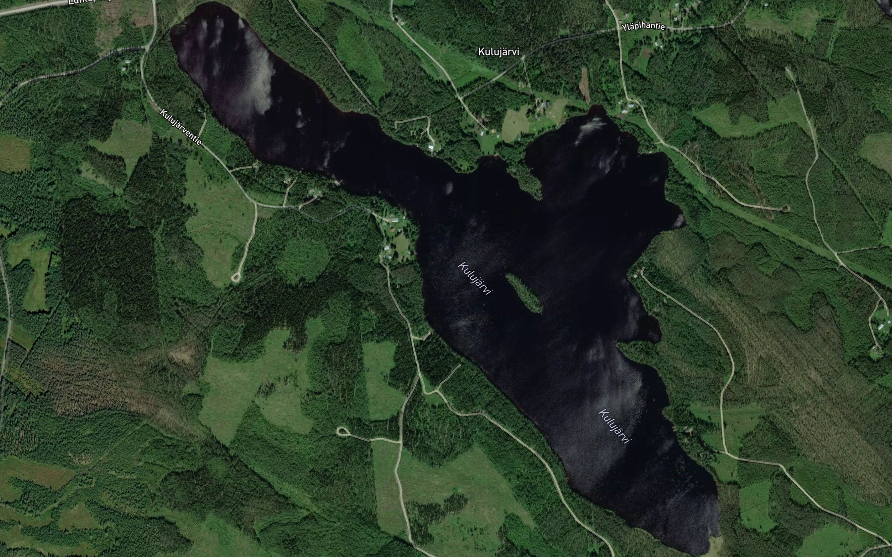 Satellite map of the Kulujarvi