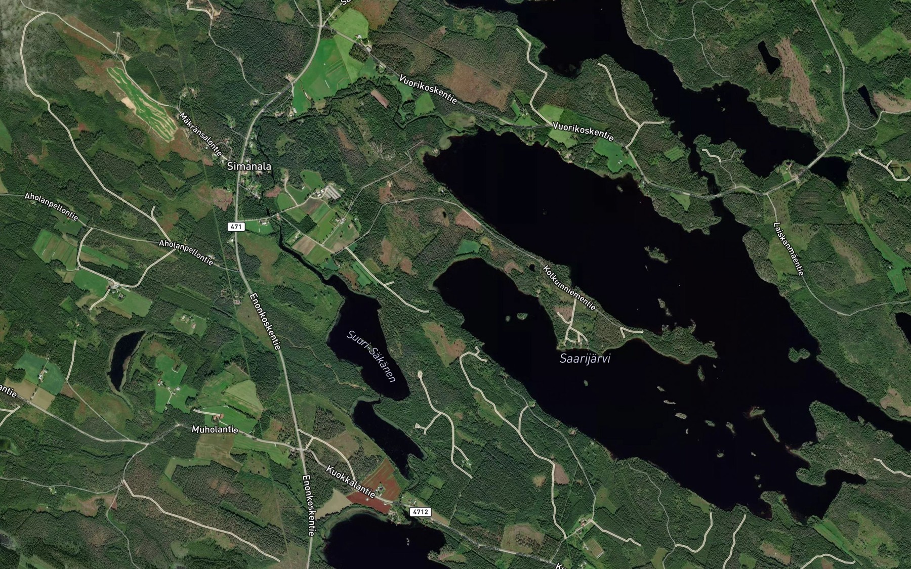 Satellite map of the Kotilahti