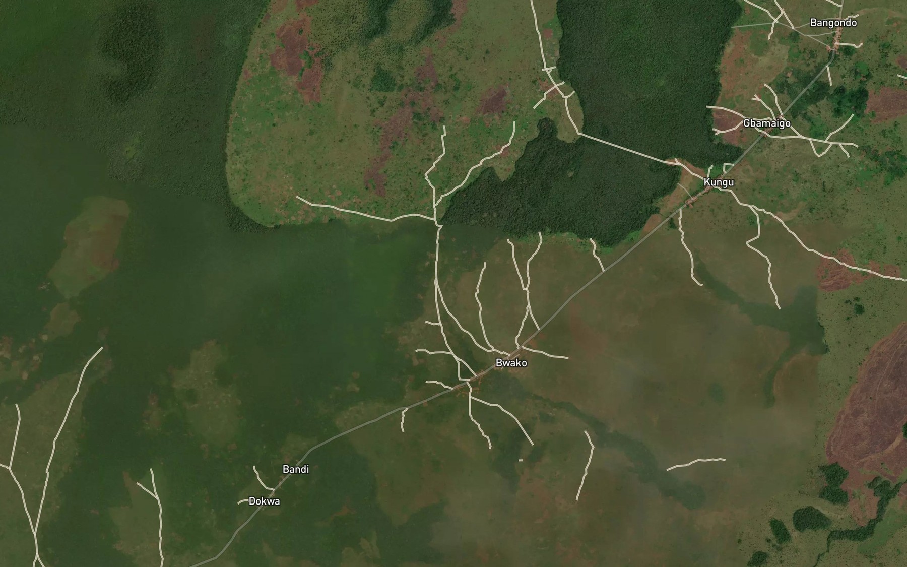 Satellite map of the Pupuru