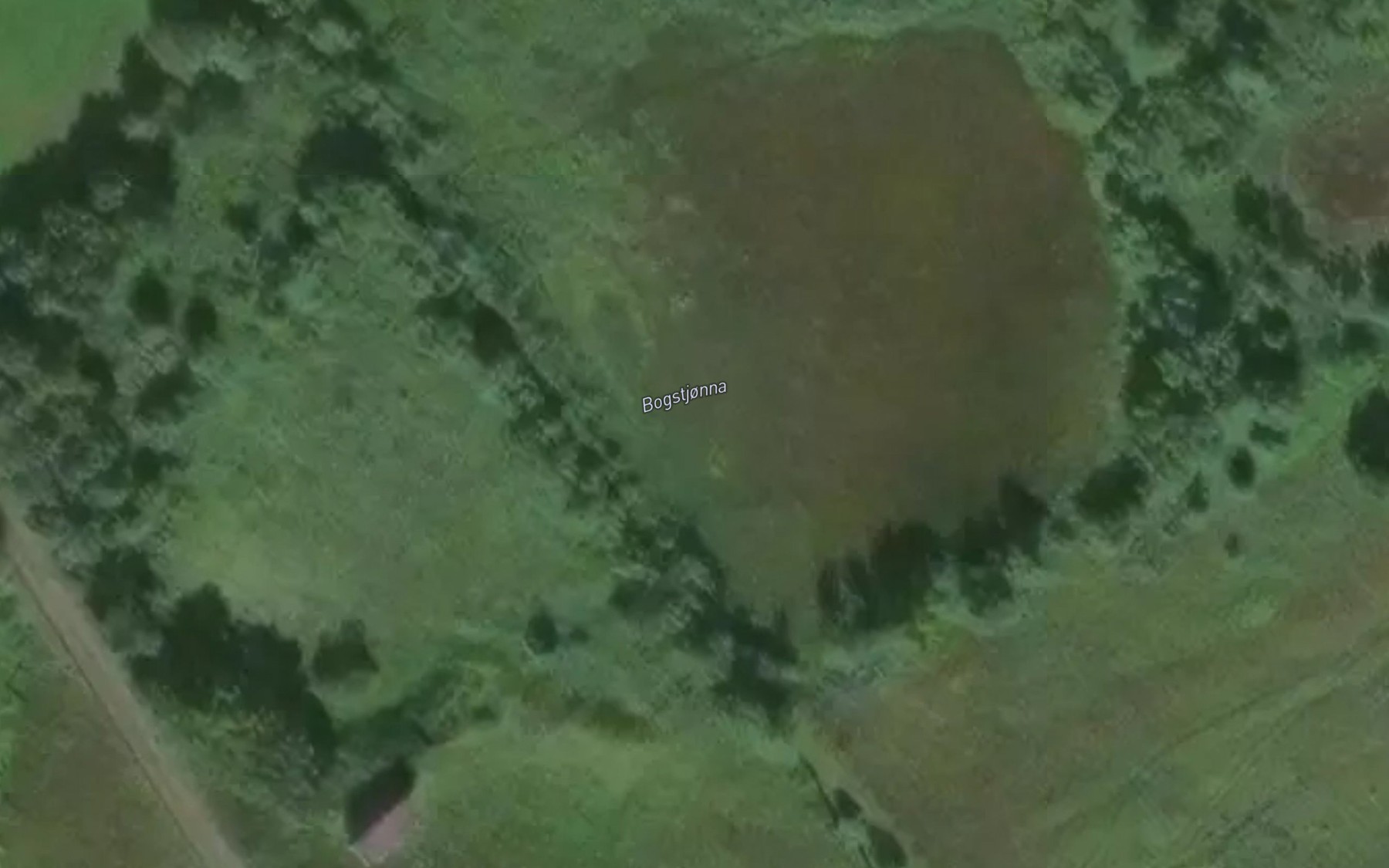Satellite map of the Bogstjorna