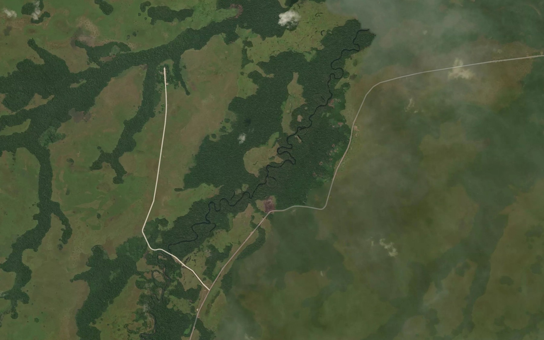 Satellite map of the Gnignere