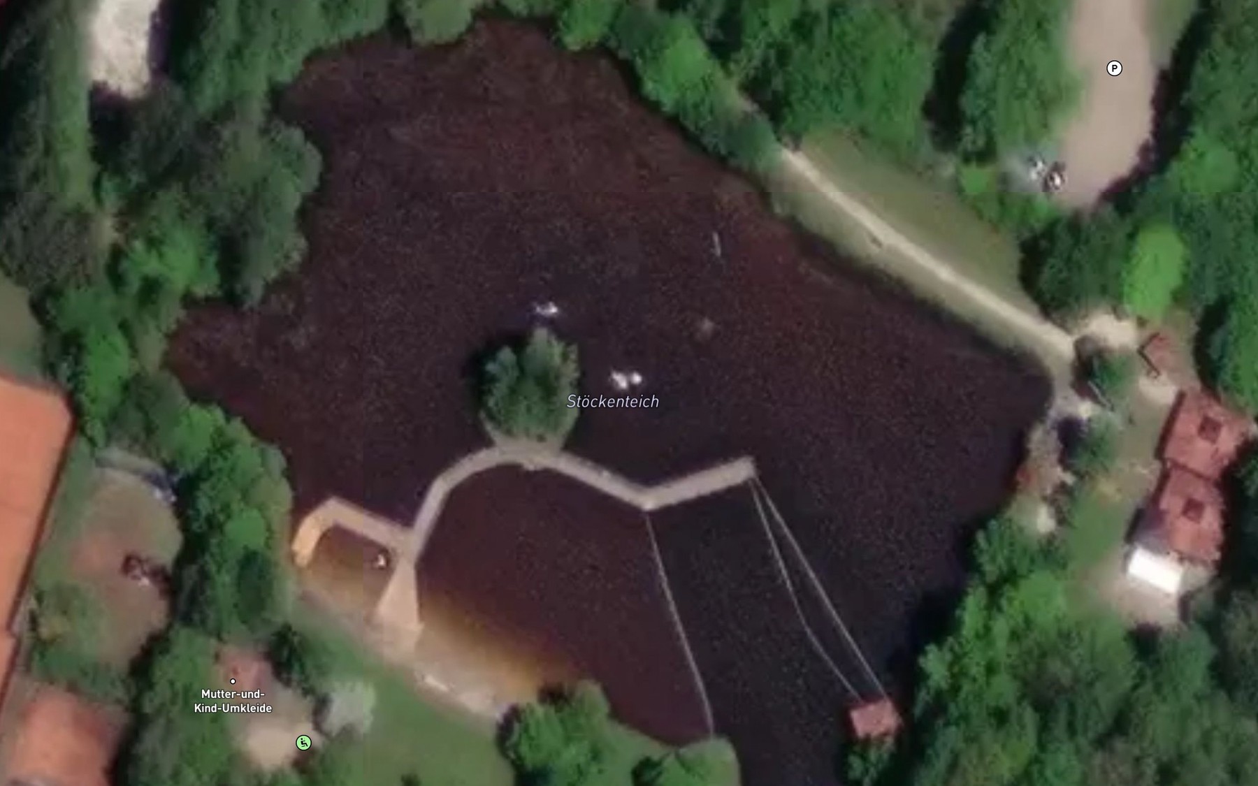 Satellite map of the Stoeckenteich