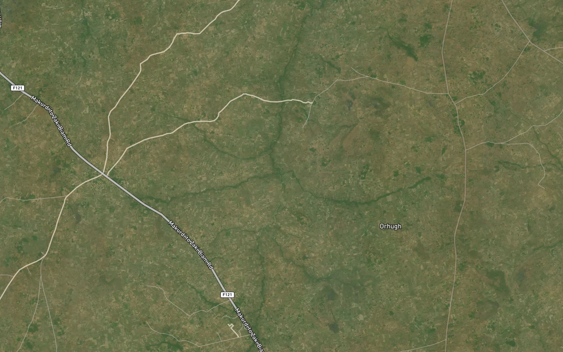 Satellite map of the Ambilo