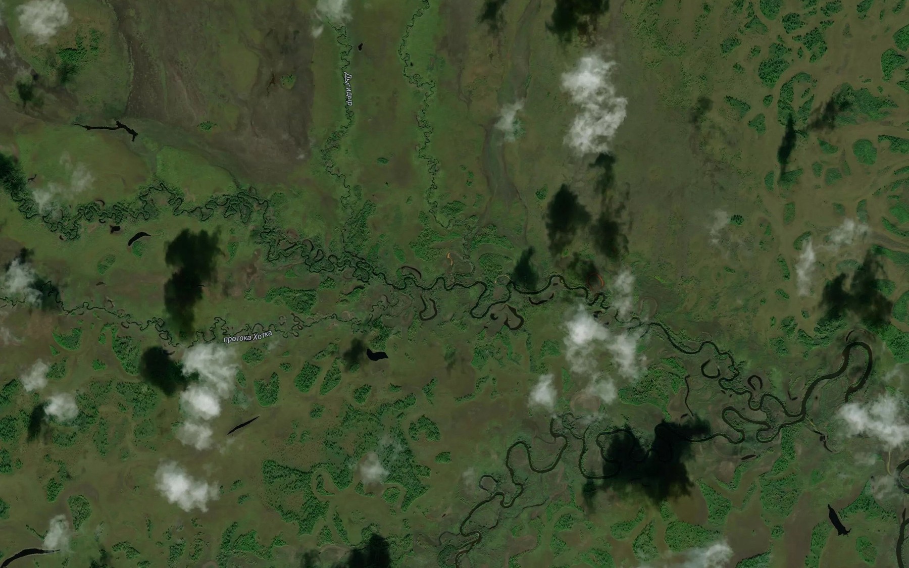 Satellite map of the Dzhil'gin