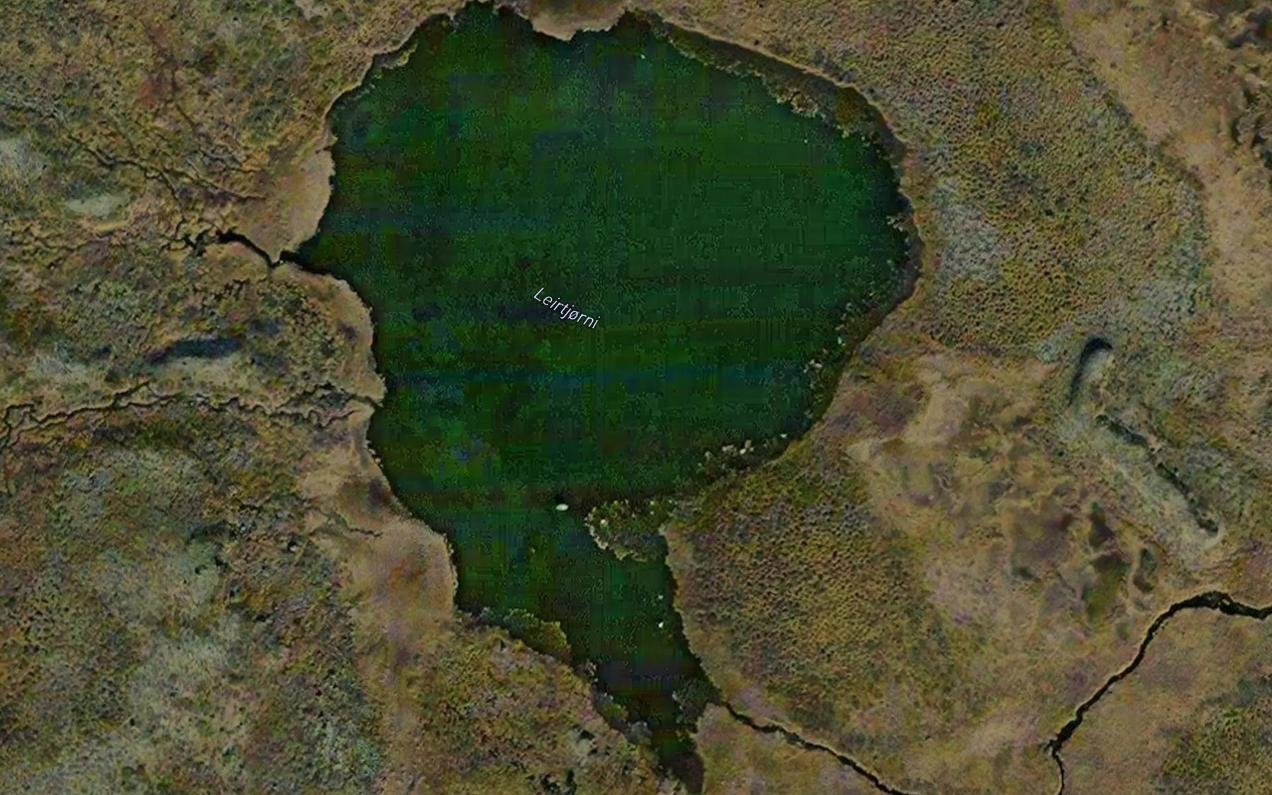 Satellite map of the Leirtjorni