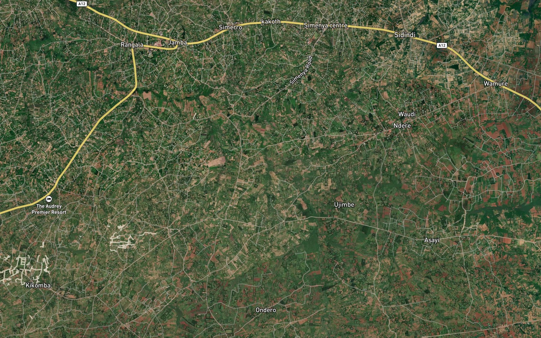 Satellite map of the Homba