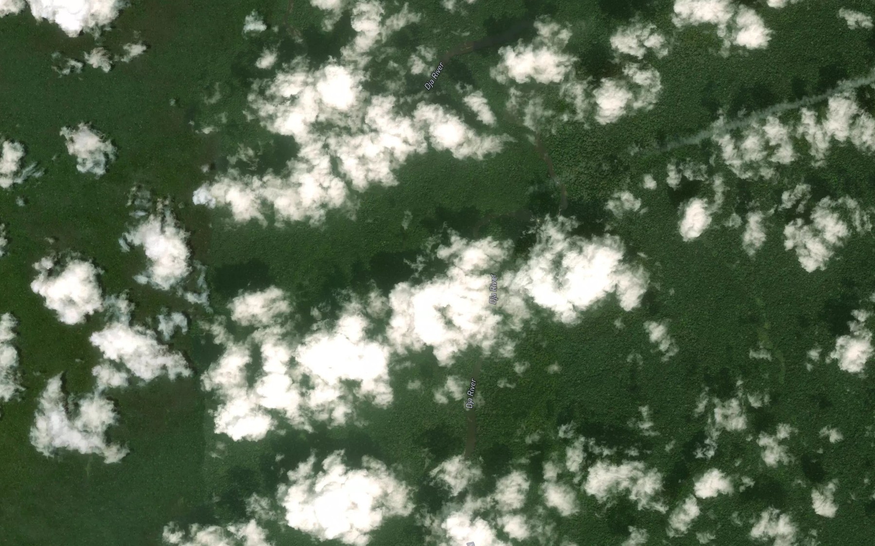 Satellite map of the Chutes de Nki